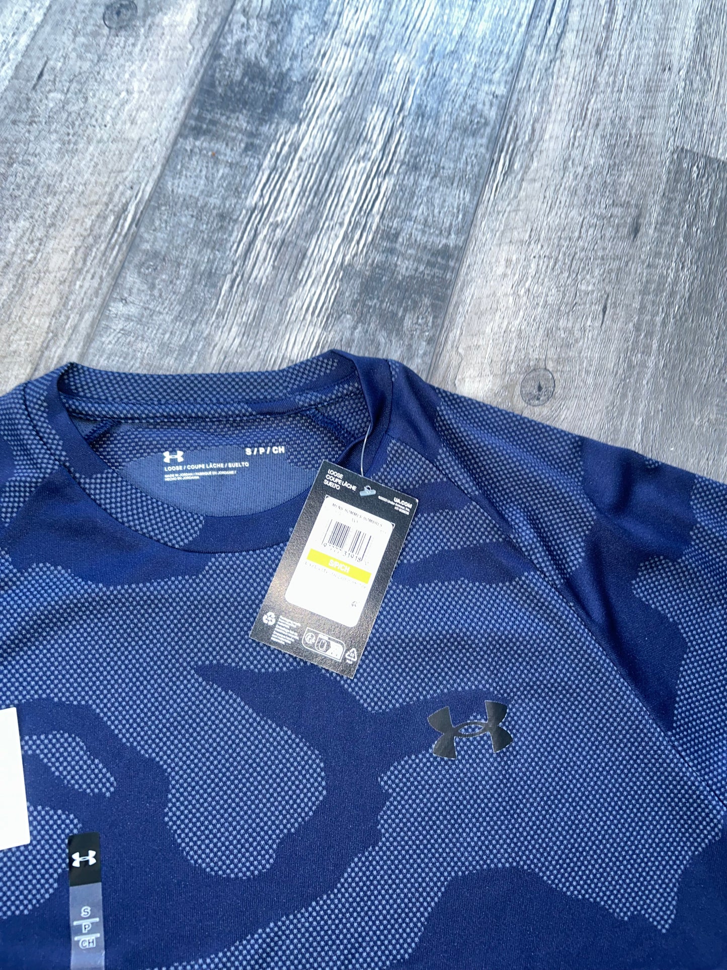 Under armour camo set with shorts “Navy/Black”