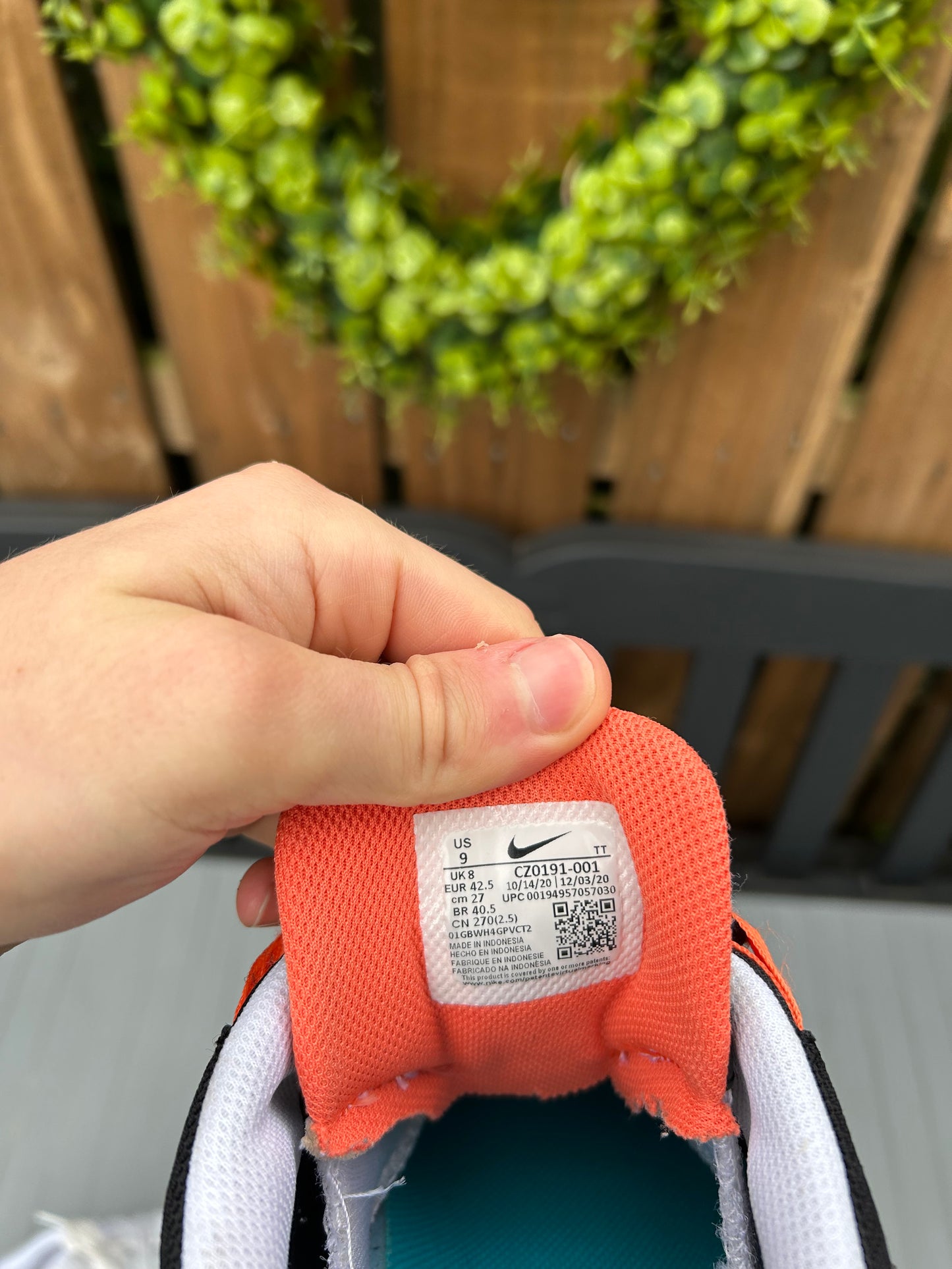 Nike air max 95 “Orange/blue” Uk 8