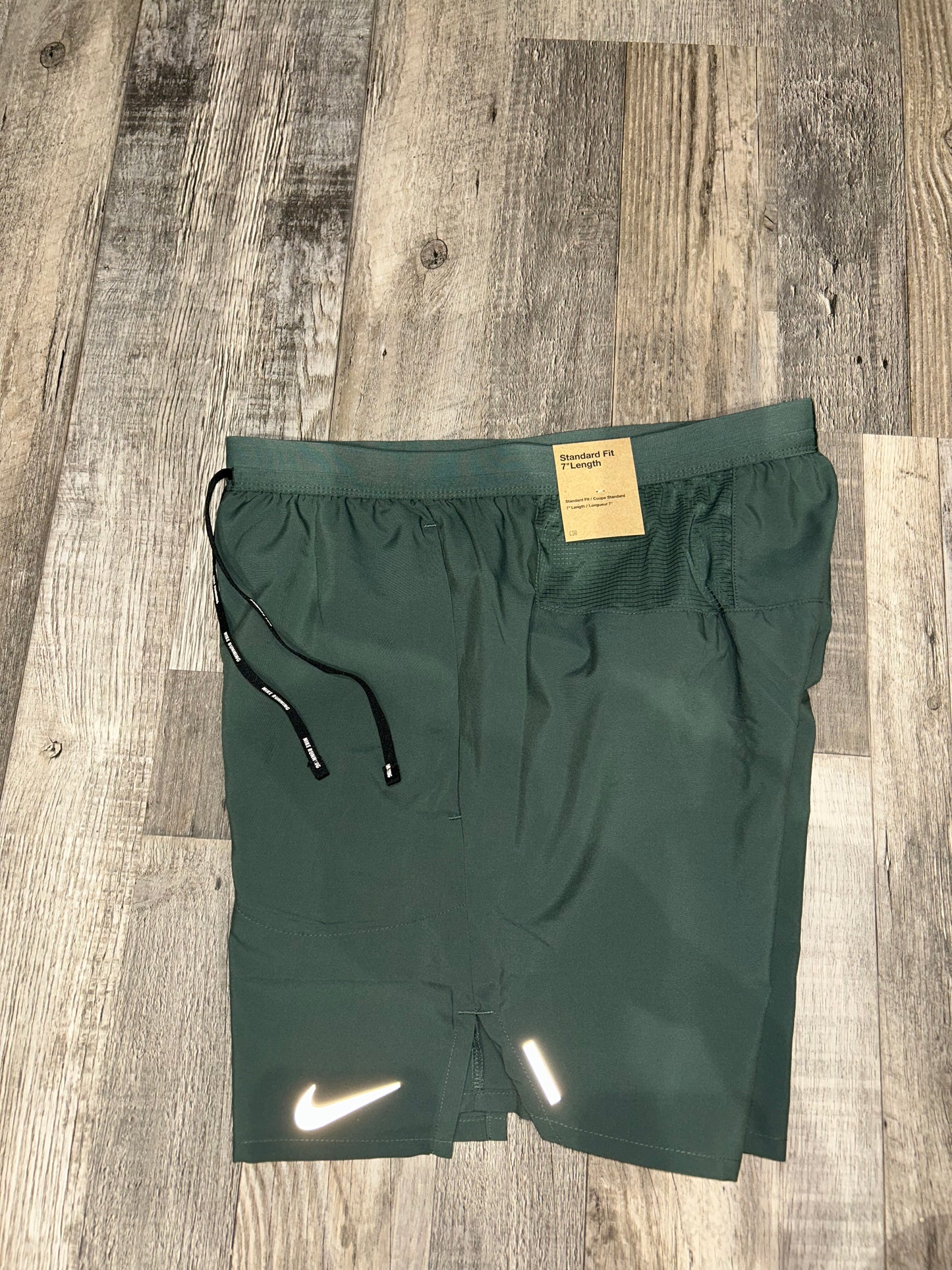 Nike flex stride shorts “7” Teal Green