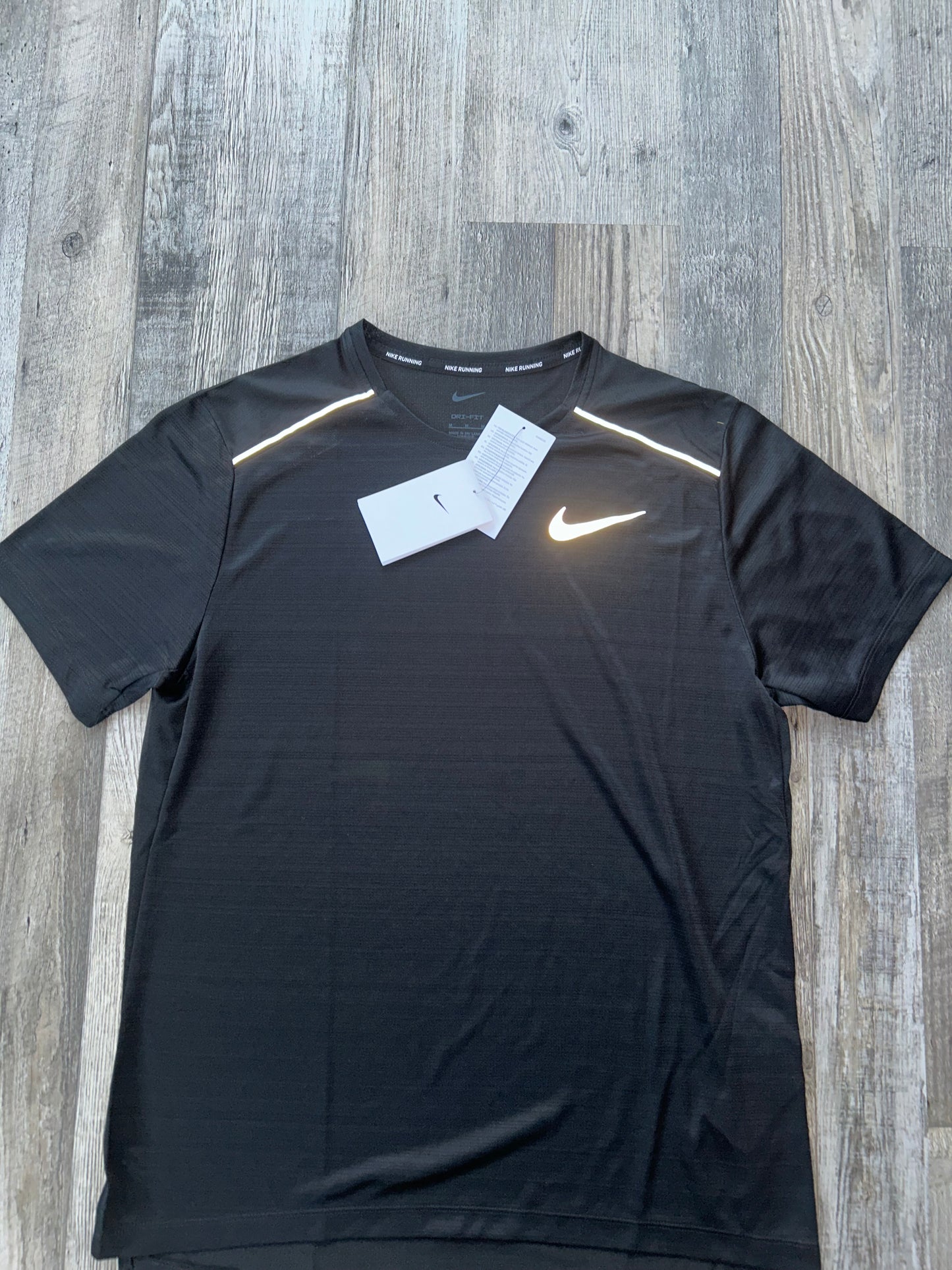 Nike miler 1.0 t shirt “Black”