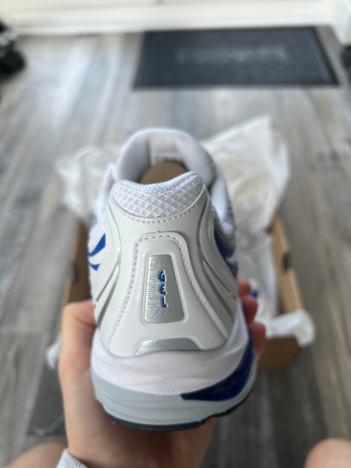 ASICS gel sekiran “blue/white”