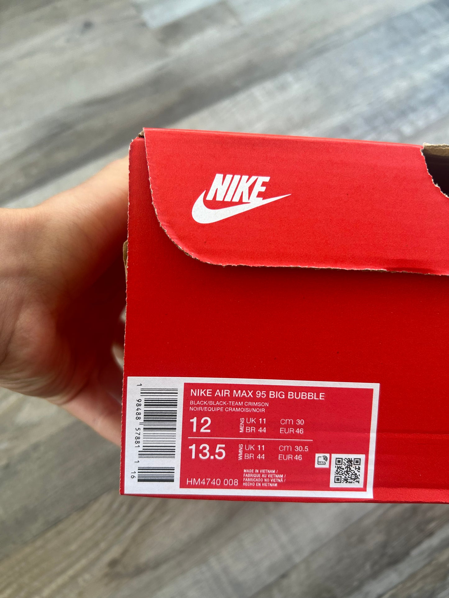 Nike air max 95 “Black/Red crimson”