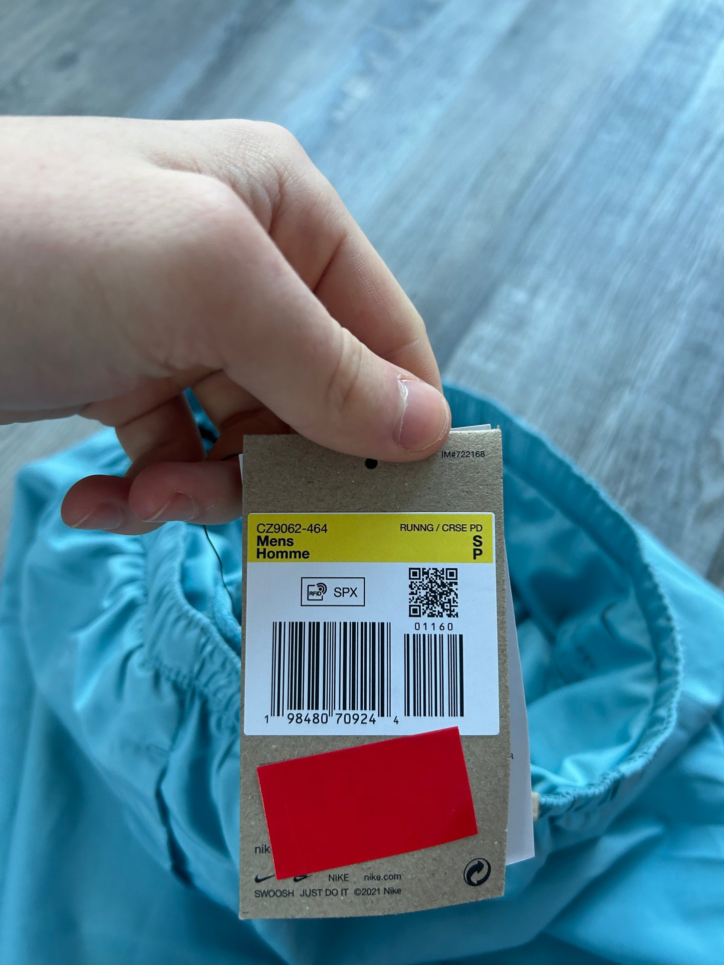 Nike challenger shorts “Denim blue” small