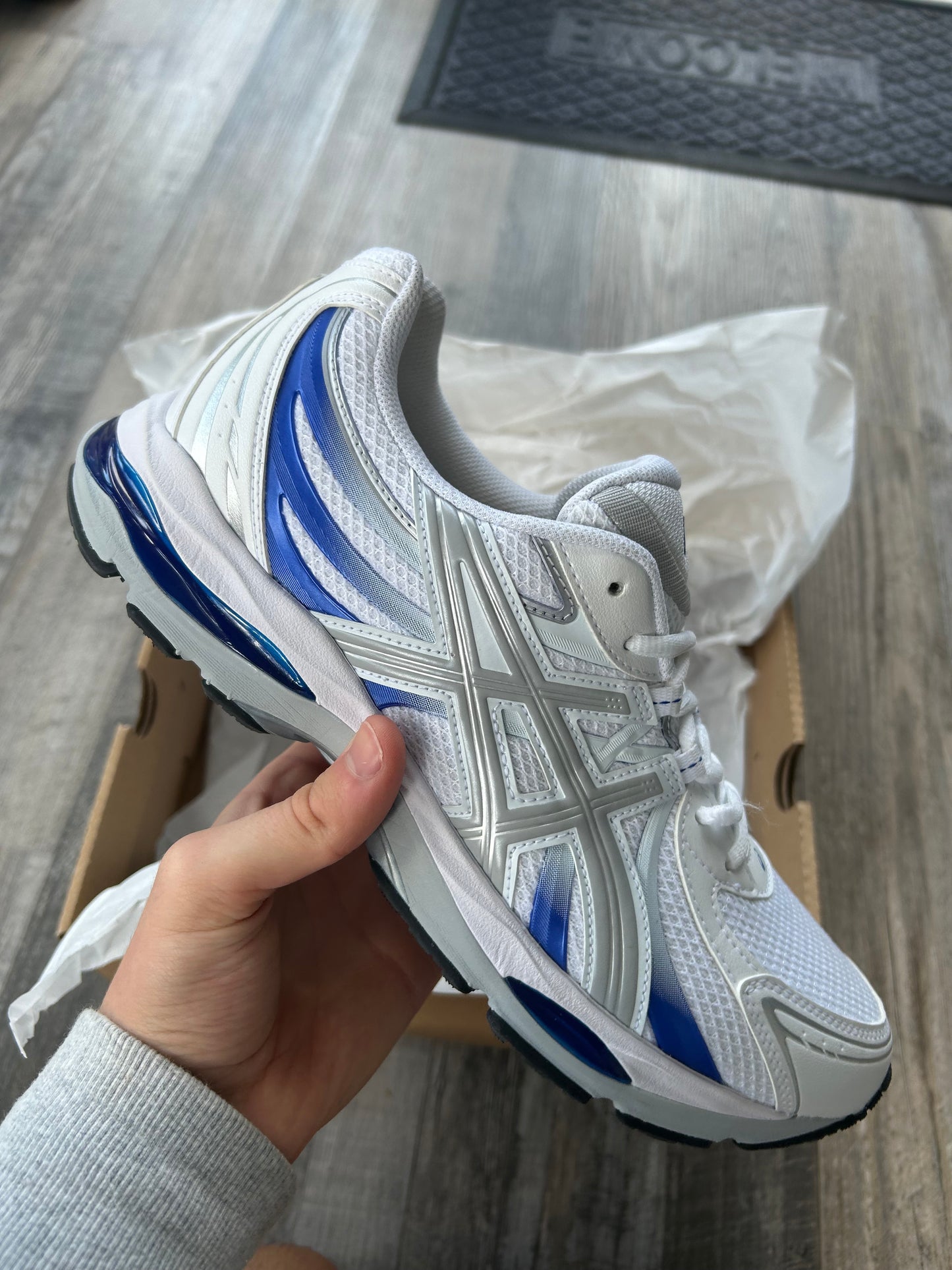 ASICS gel sekiran “blue/white”