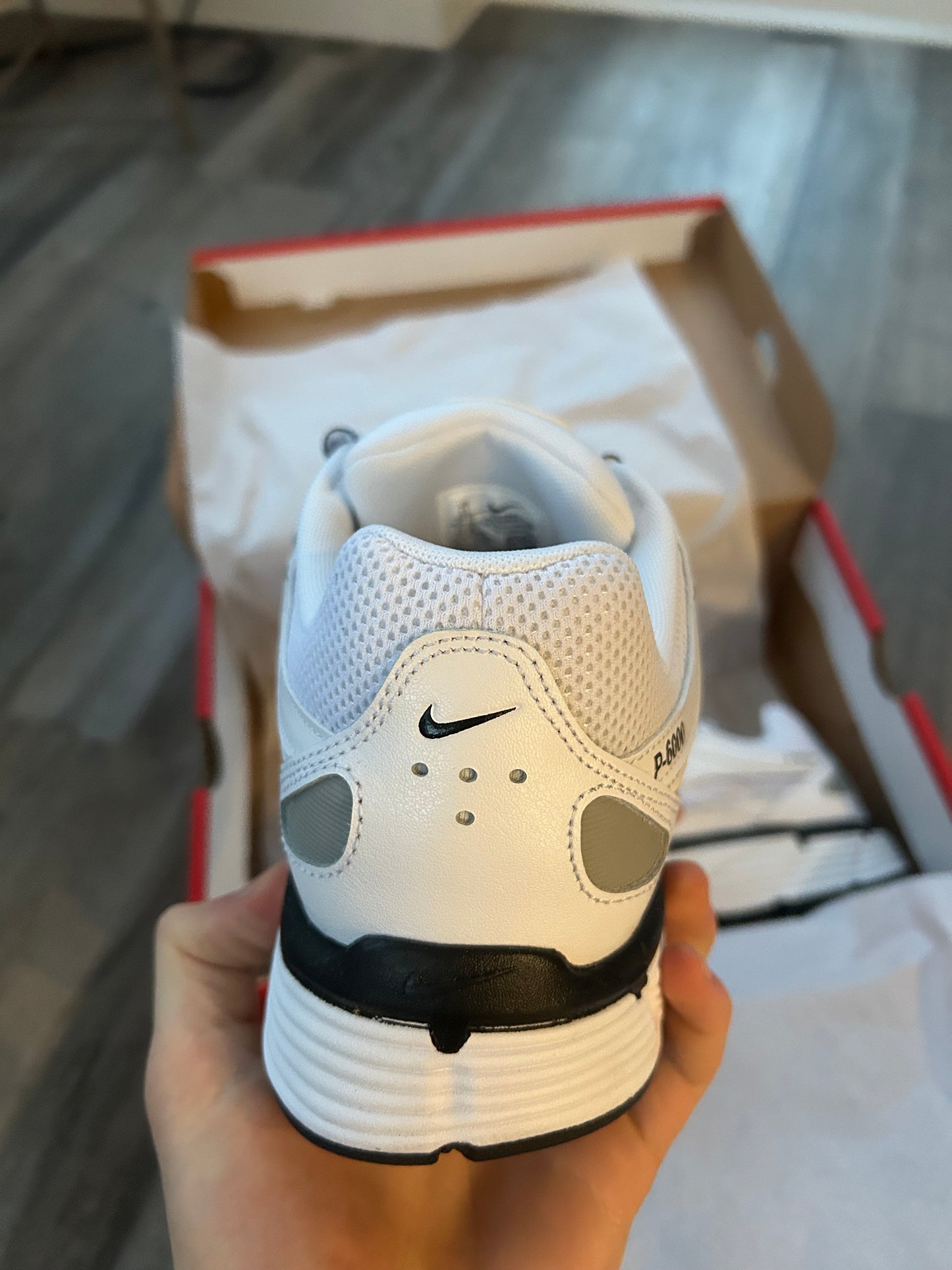 Nike P6000 “Metallic whites”
