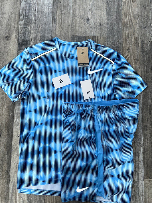 Nike festival set with shorts “Light blue”