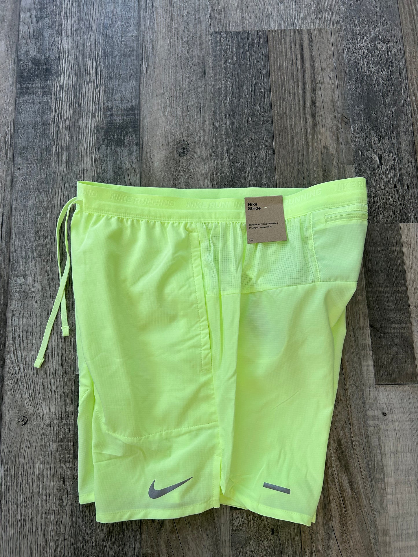 Nike flex stride shorts Neon yellow