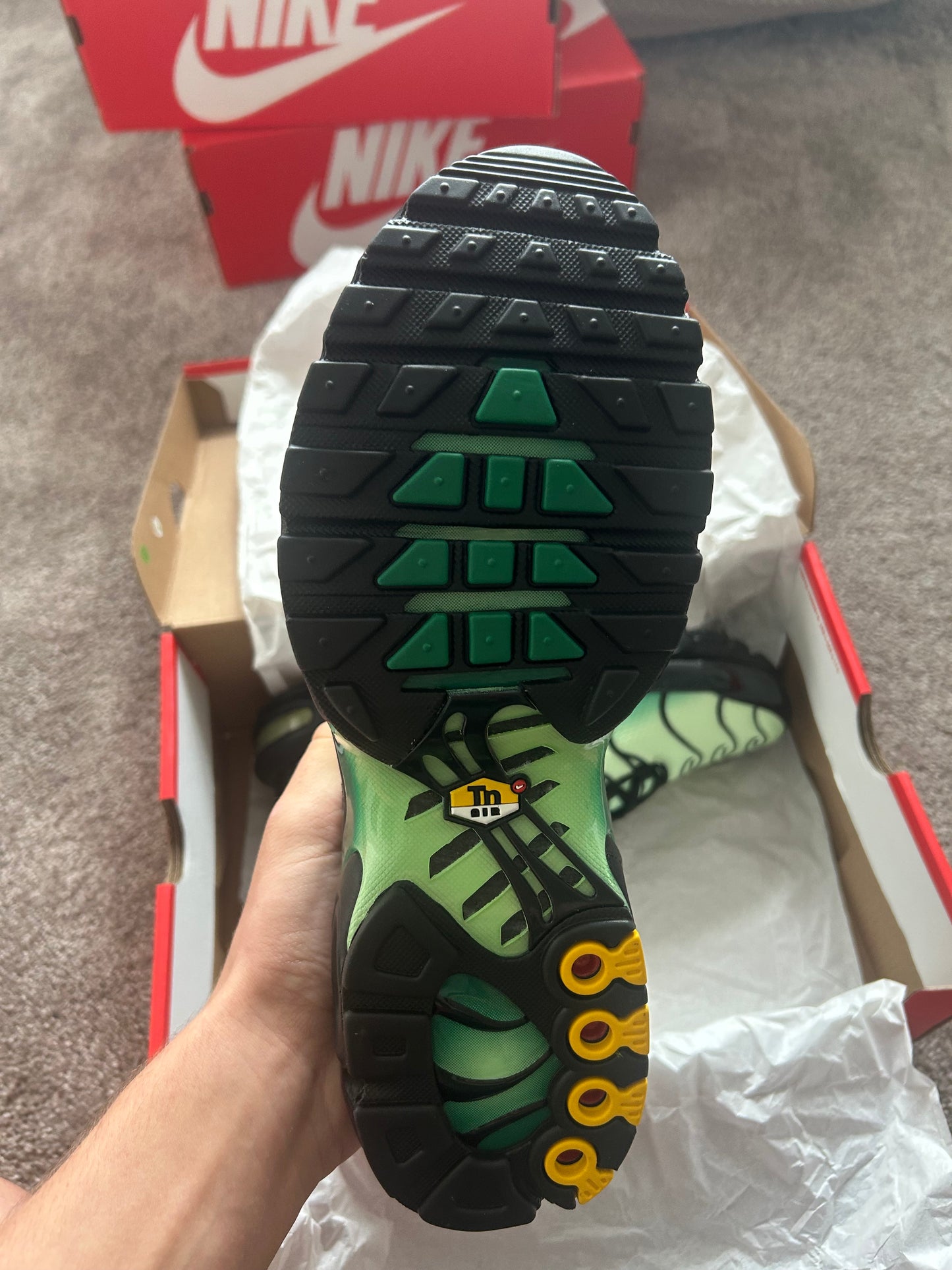 Nike air max plus Tn “Green goblins”