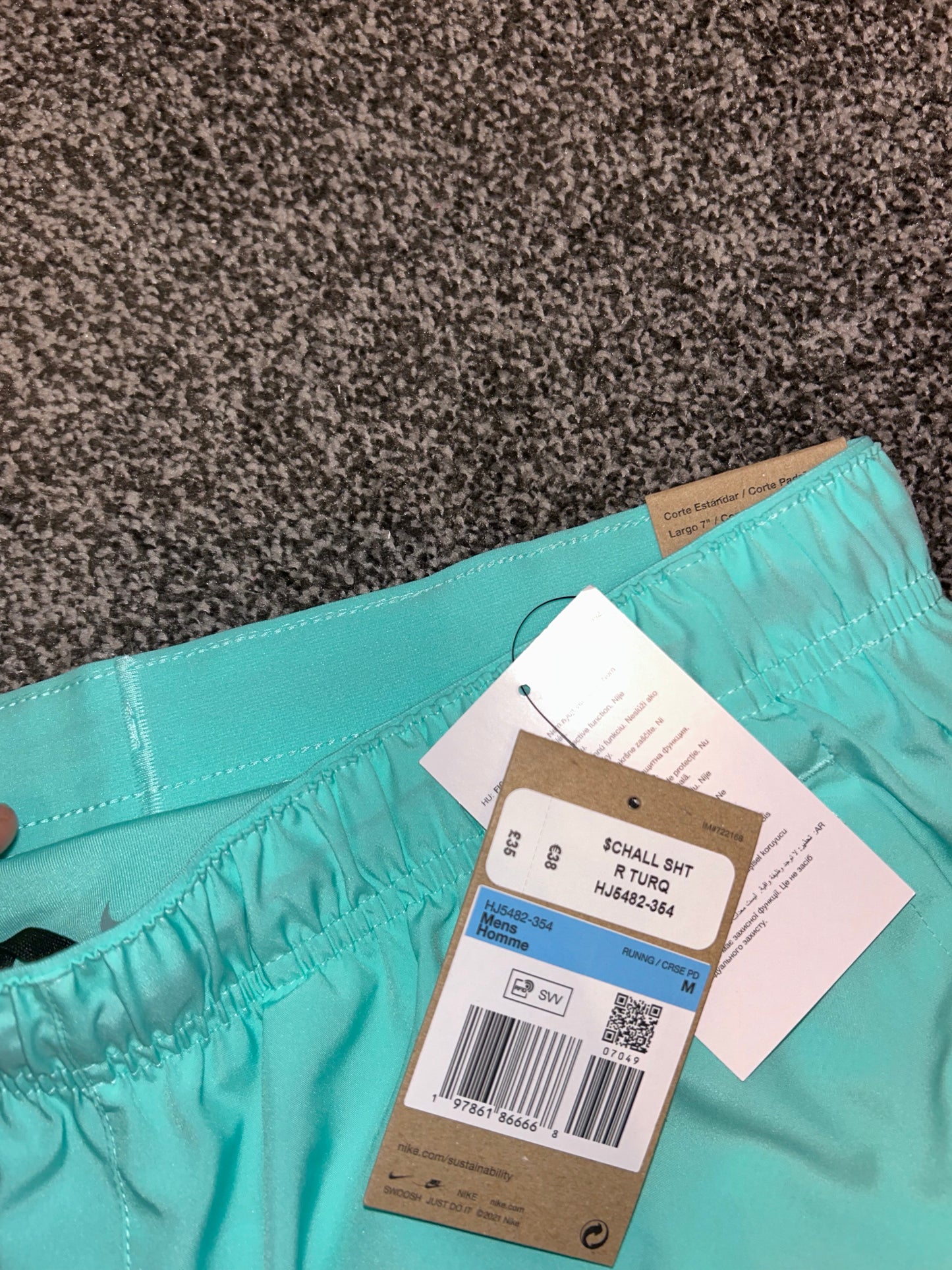 Nike Challenger Shorts “Mint green” “7”