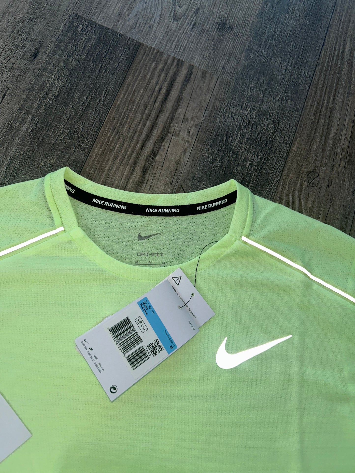 Nike miler set with shorts “Neon volt”