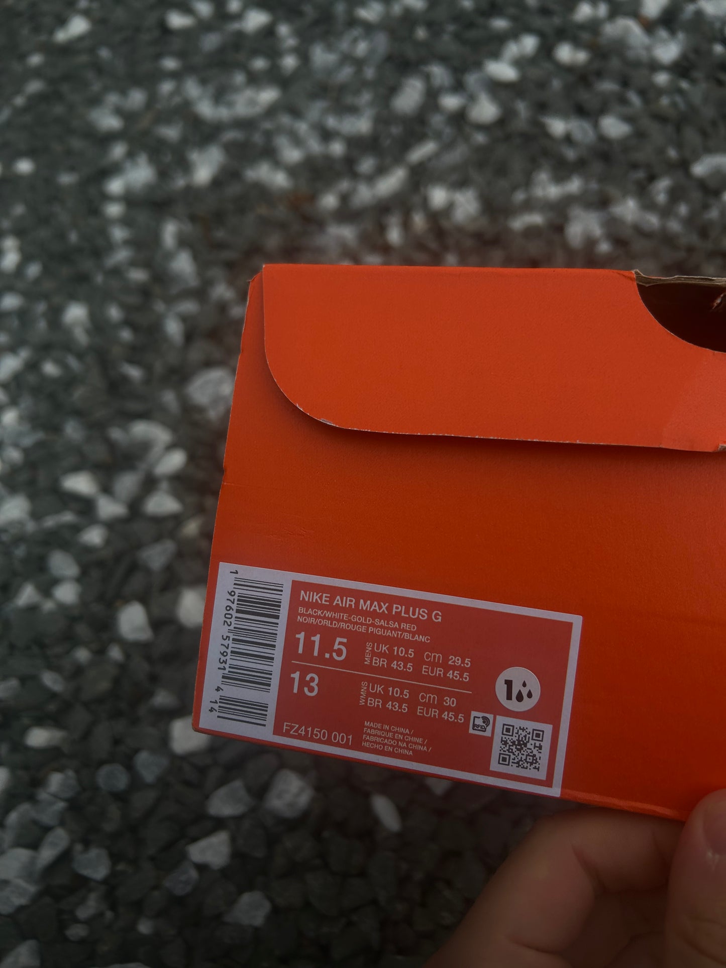 Nike air max plus G “Triple black”