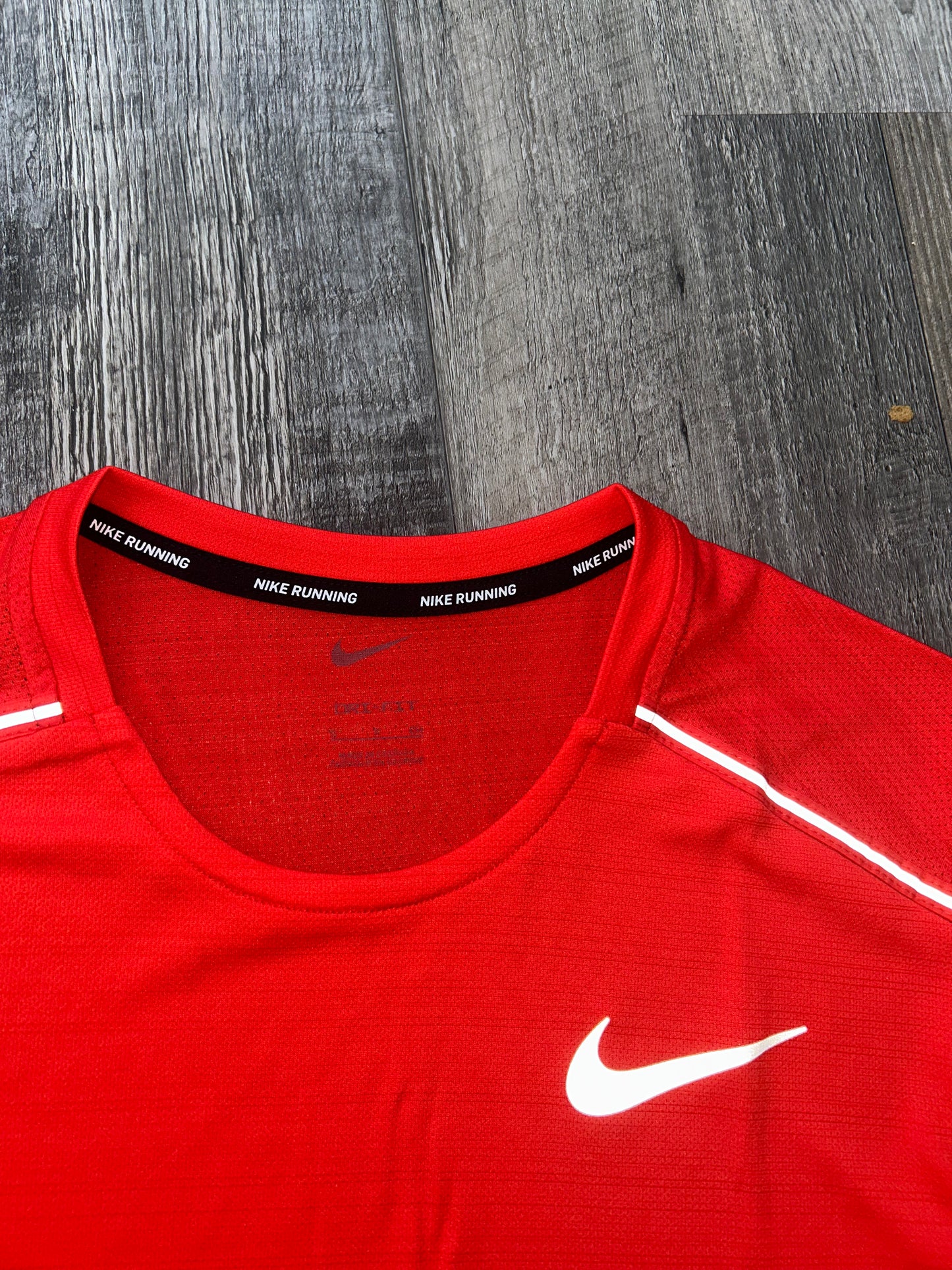 Nike miler set with shorts “Crimson Red”