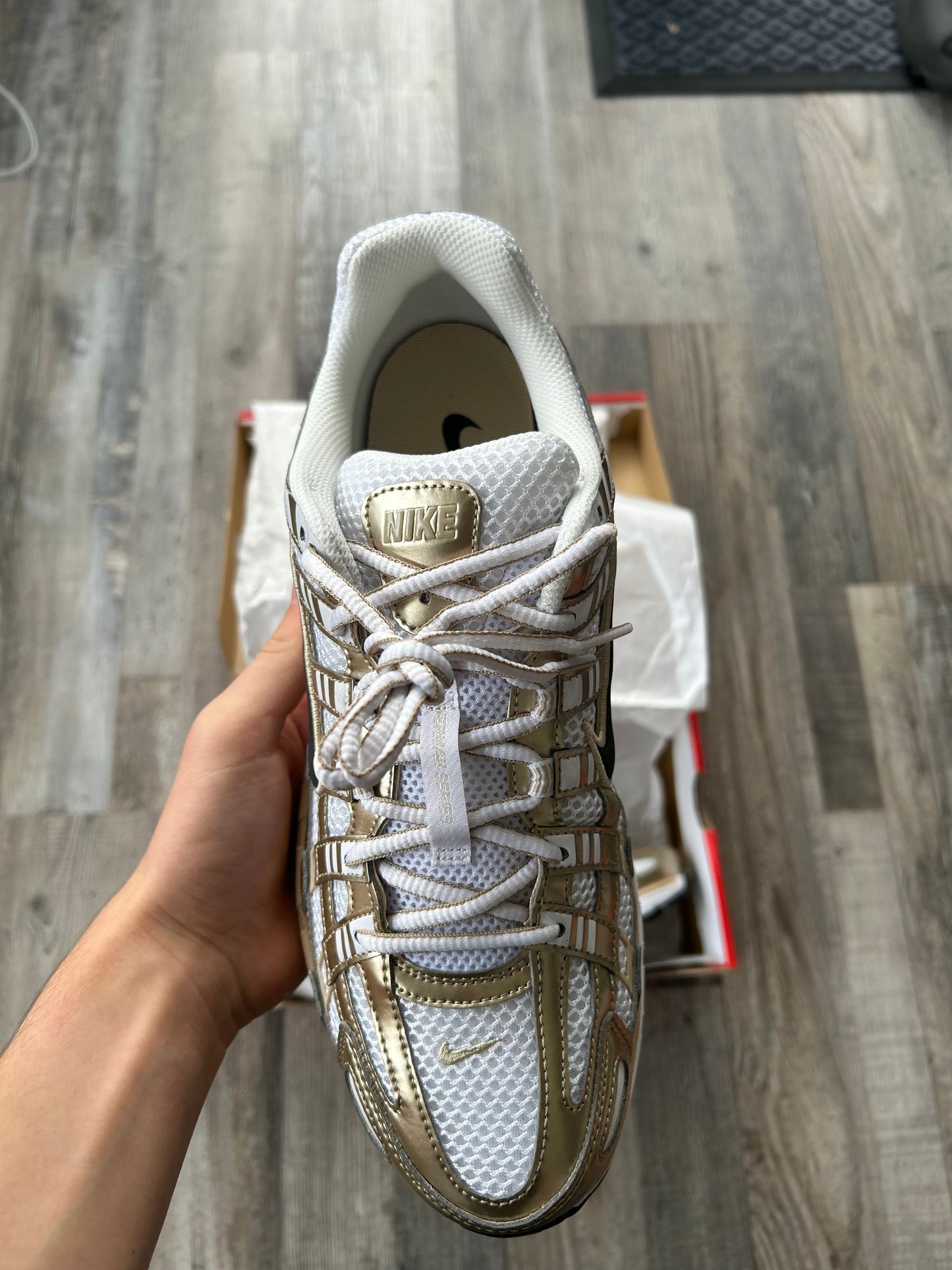 Nike P6000 “White/Gold”