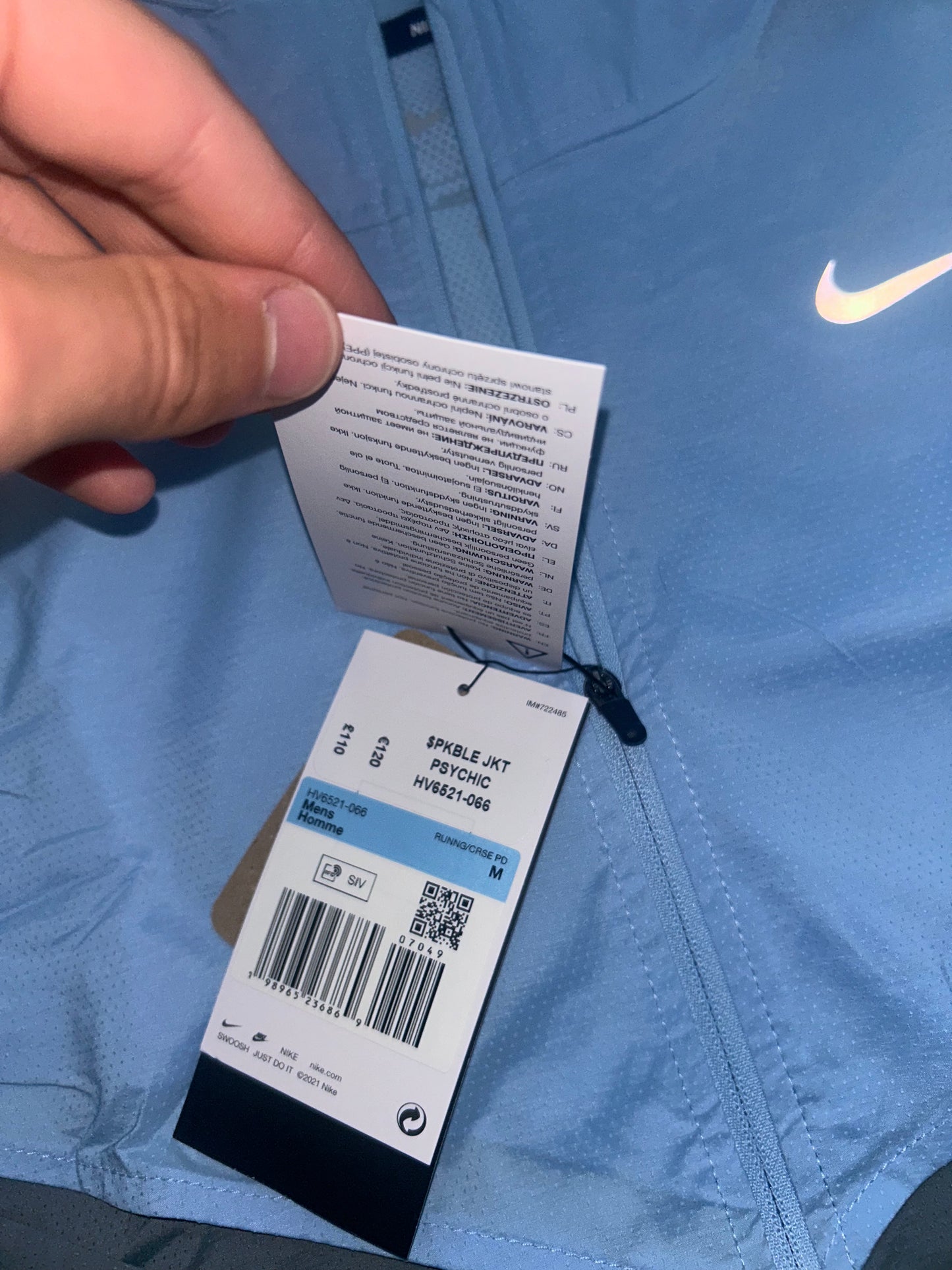 Nike Windrunner set with shorts “Physic blue”