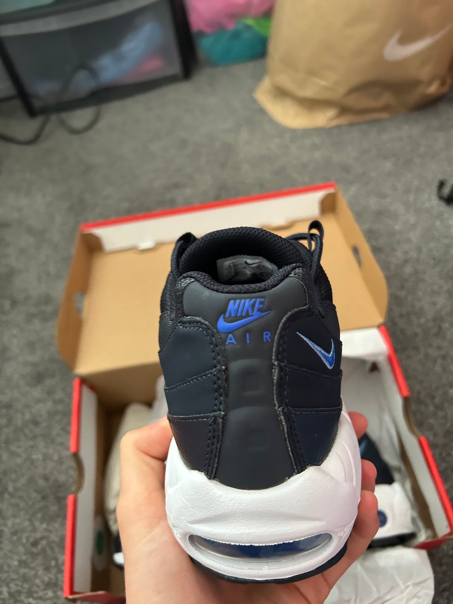 Nike air max 95 Navy blue Uk 7.5