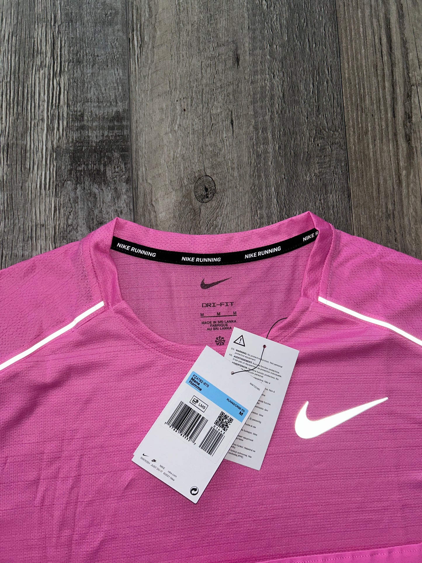 Nike miler set with shorts Hot pink