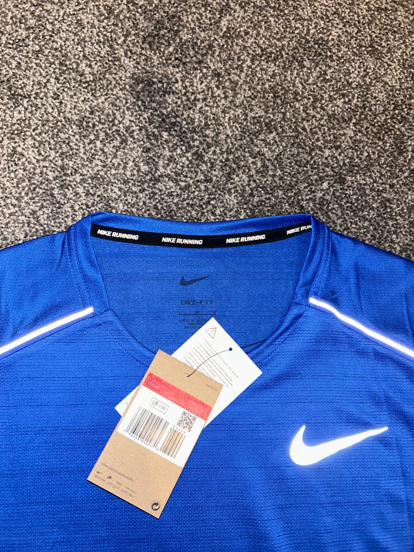 Nike miler set with shorts “Royal blue”