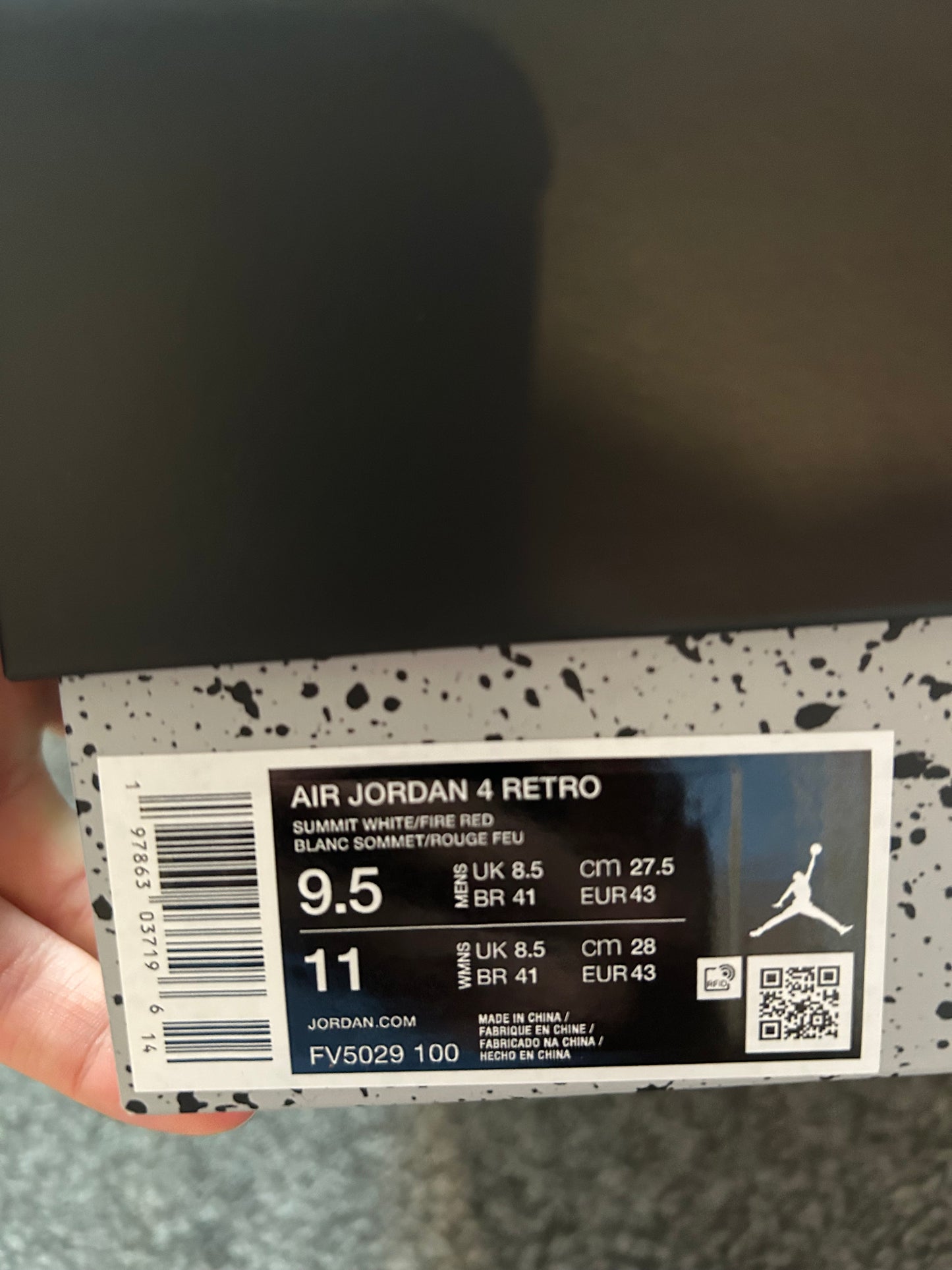 Nike air jordan 4 white cements