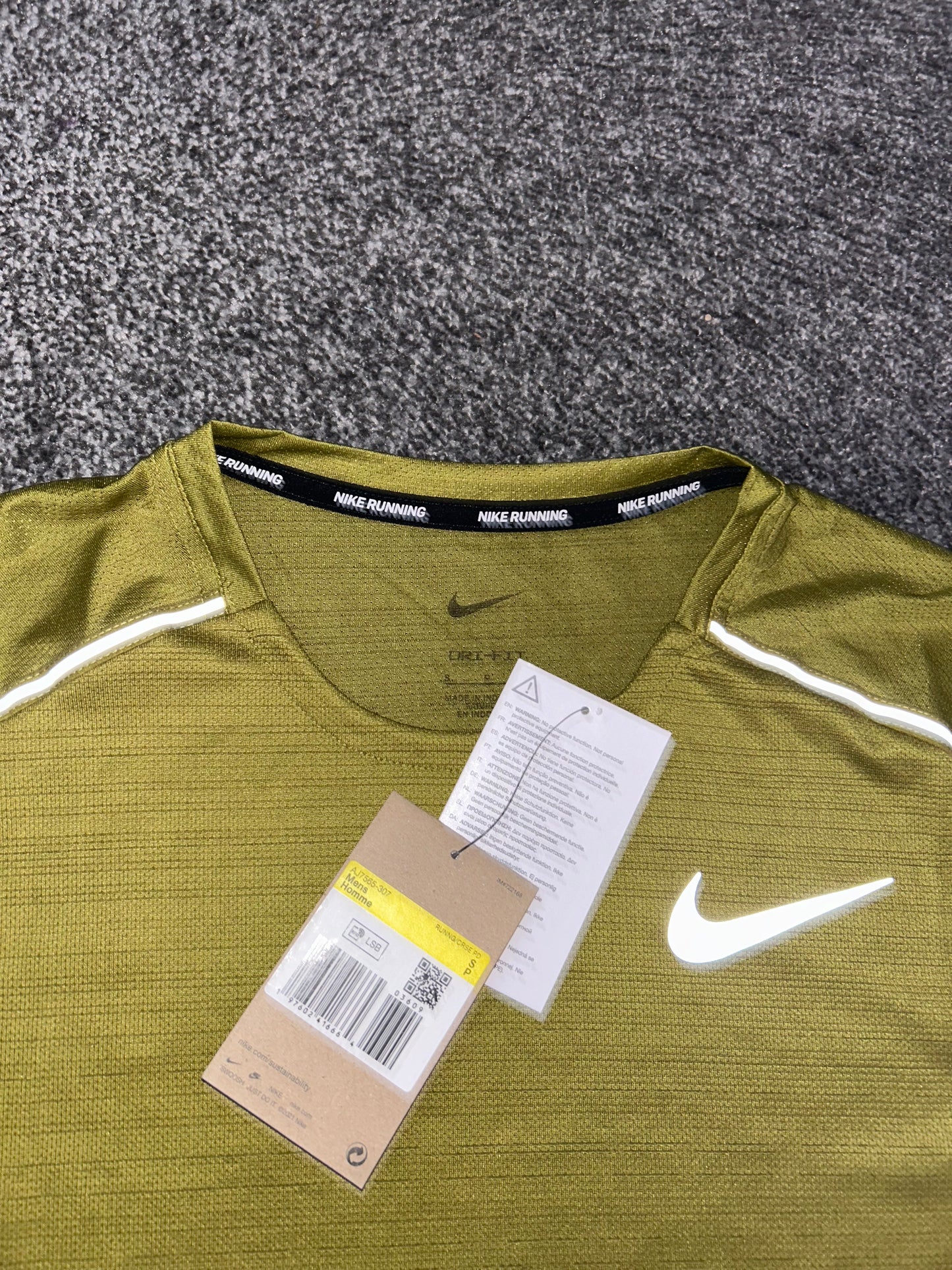 Nike miler set with shorts “Pacific moss”
