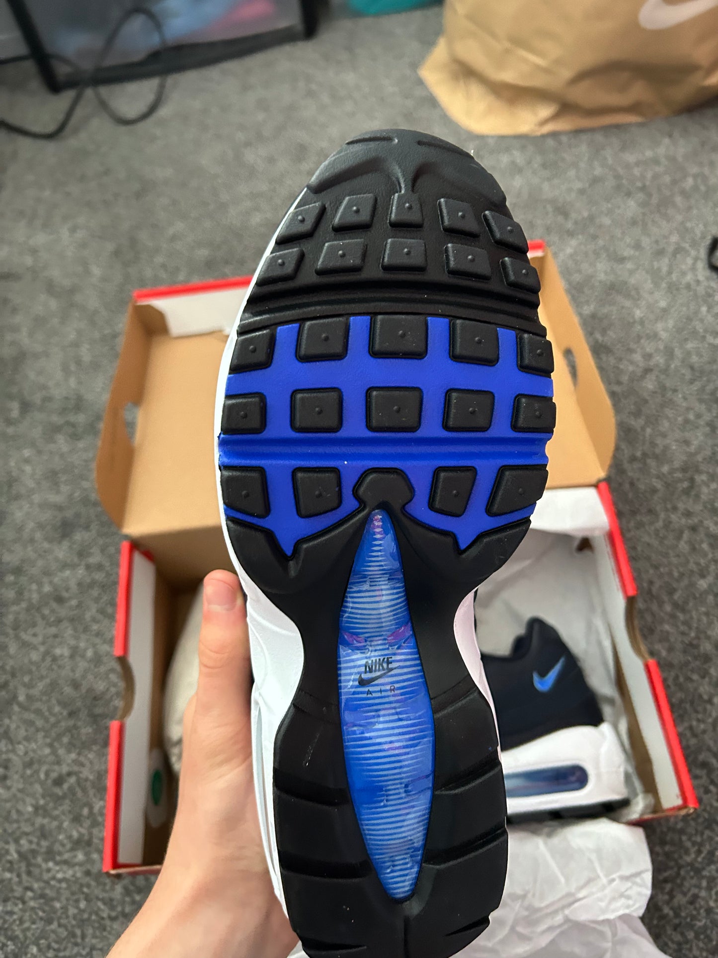 Nike air max 95 Navy blue Uk 7.5