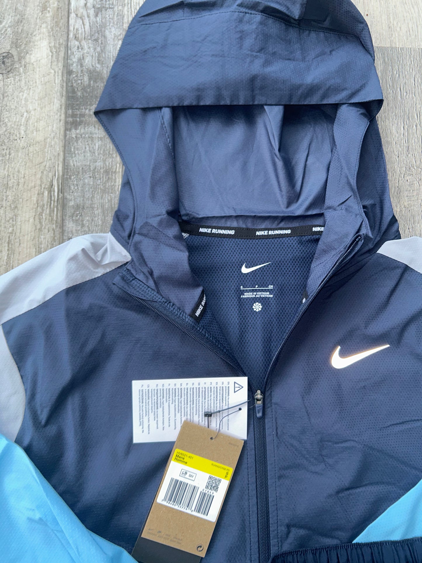 Nike Windrunner set with shorts Aqua blue