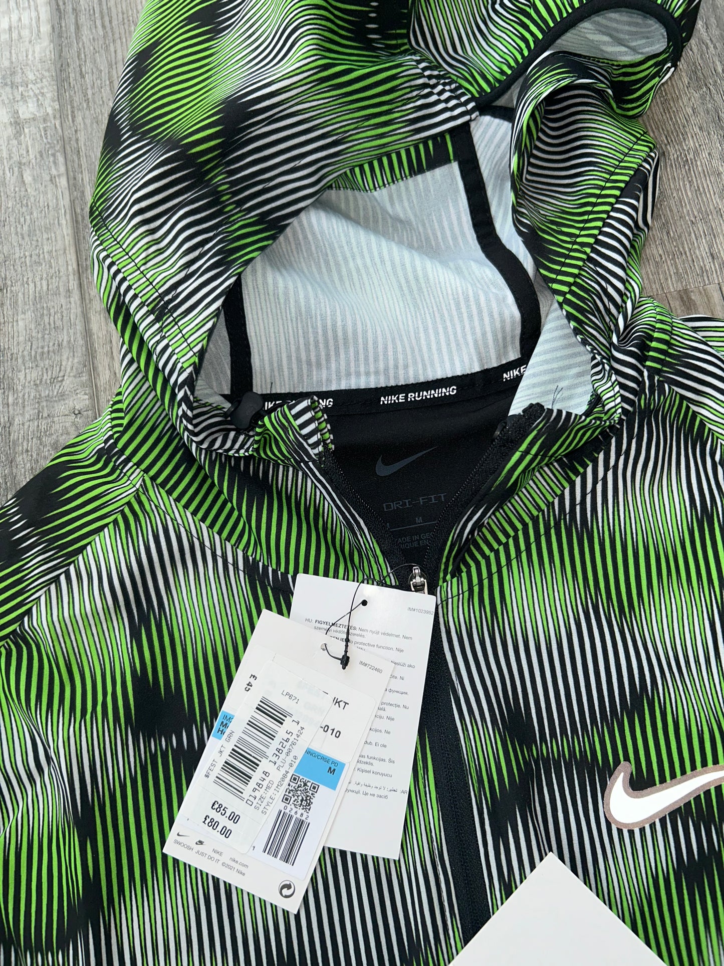 Nike Windrunner festival jacket “Forest Green” medium