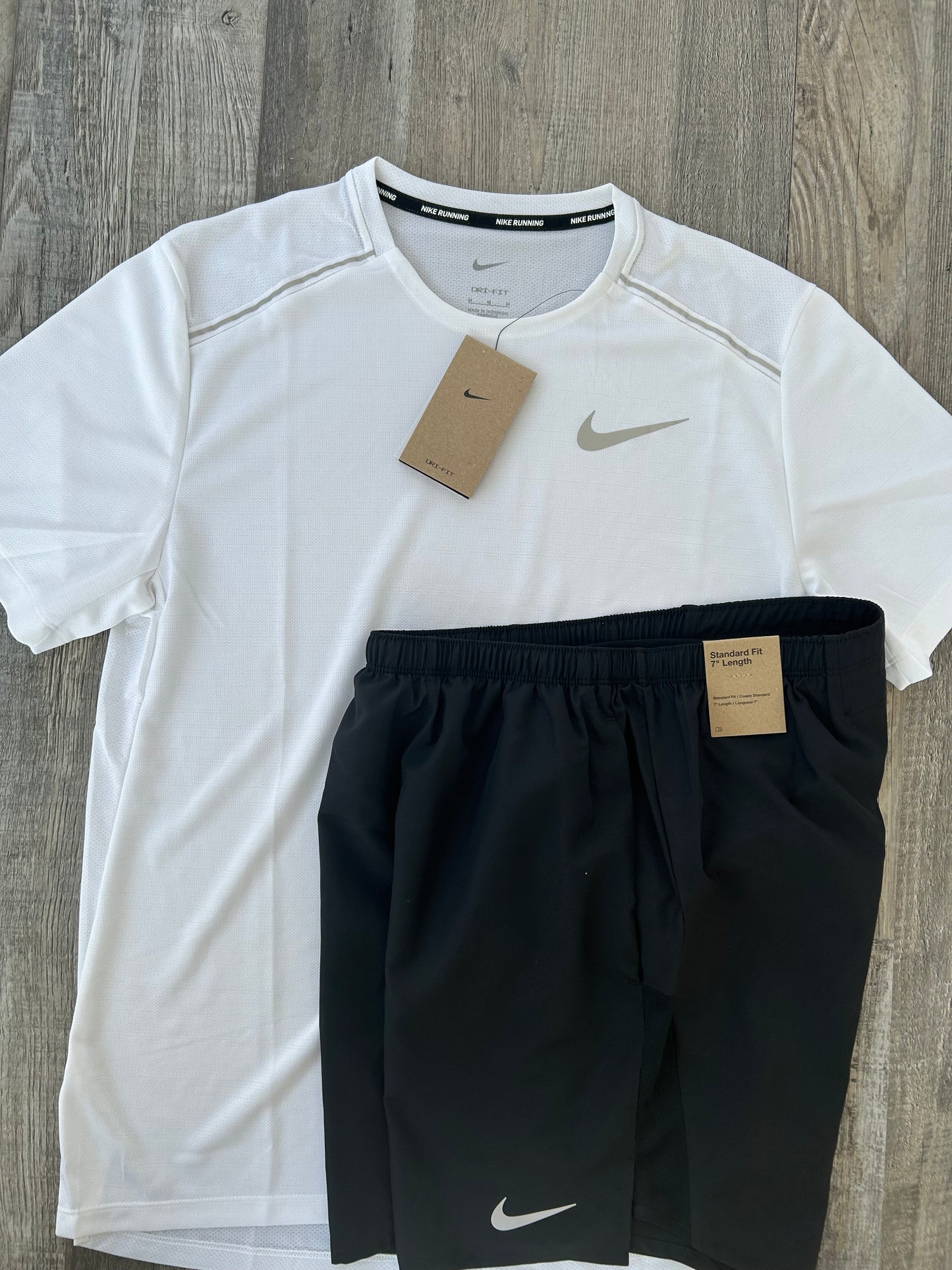 Nike miler set Ice white/Black