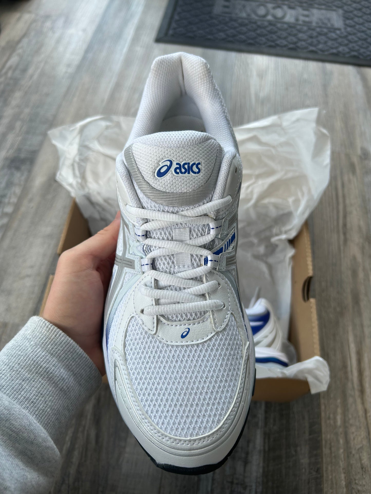 ASICS gel sekiran “blue/white”