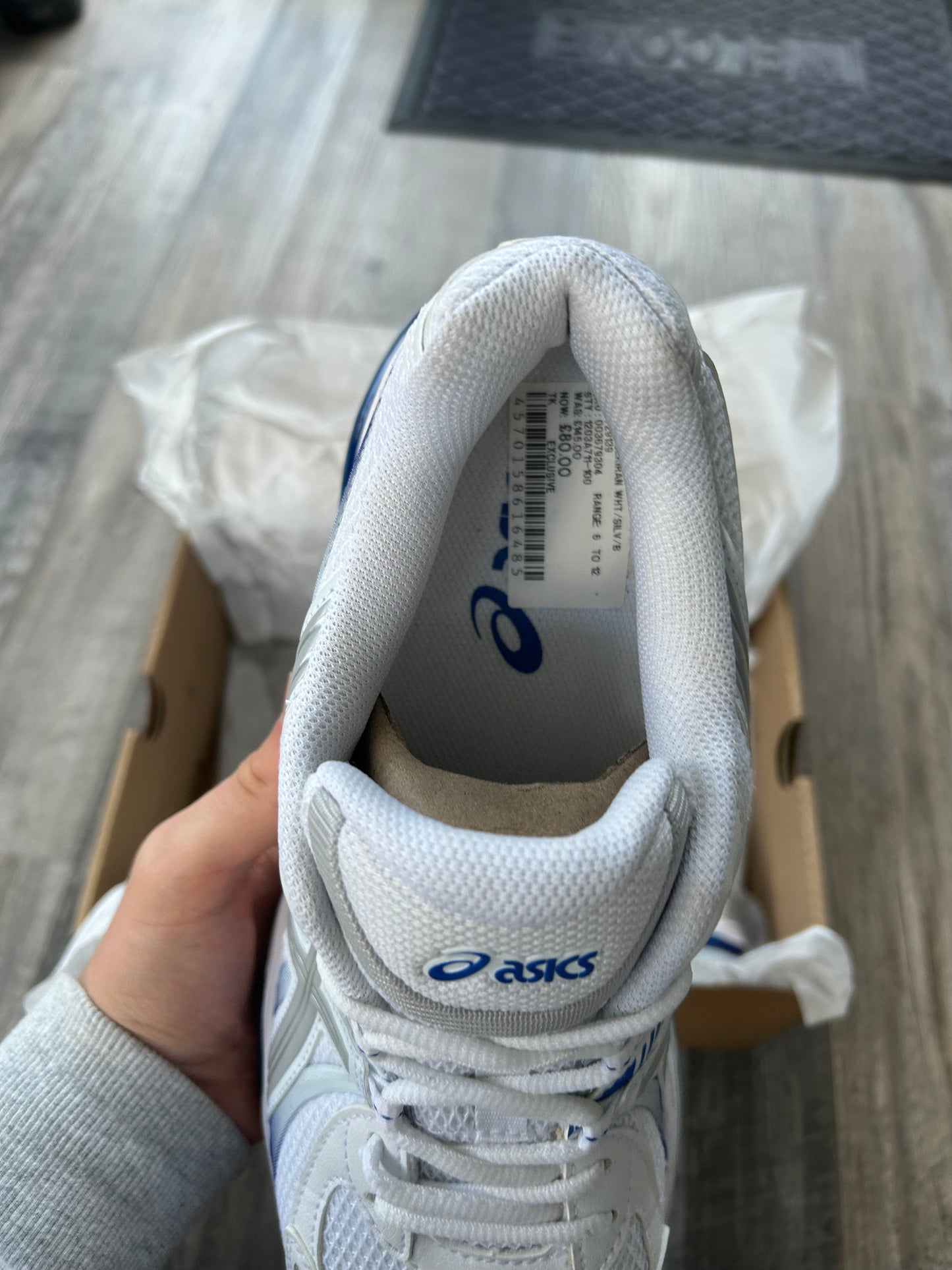 ASICS gel sekiran “blue/white”