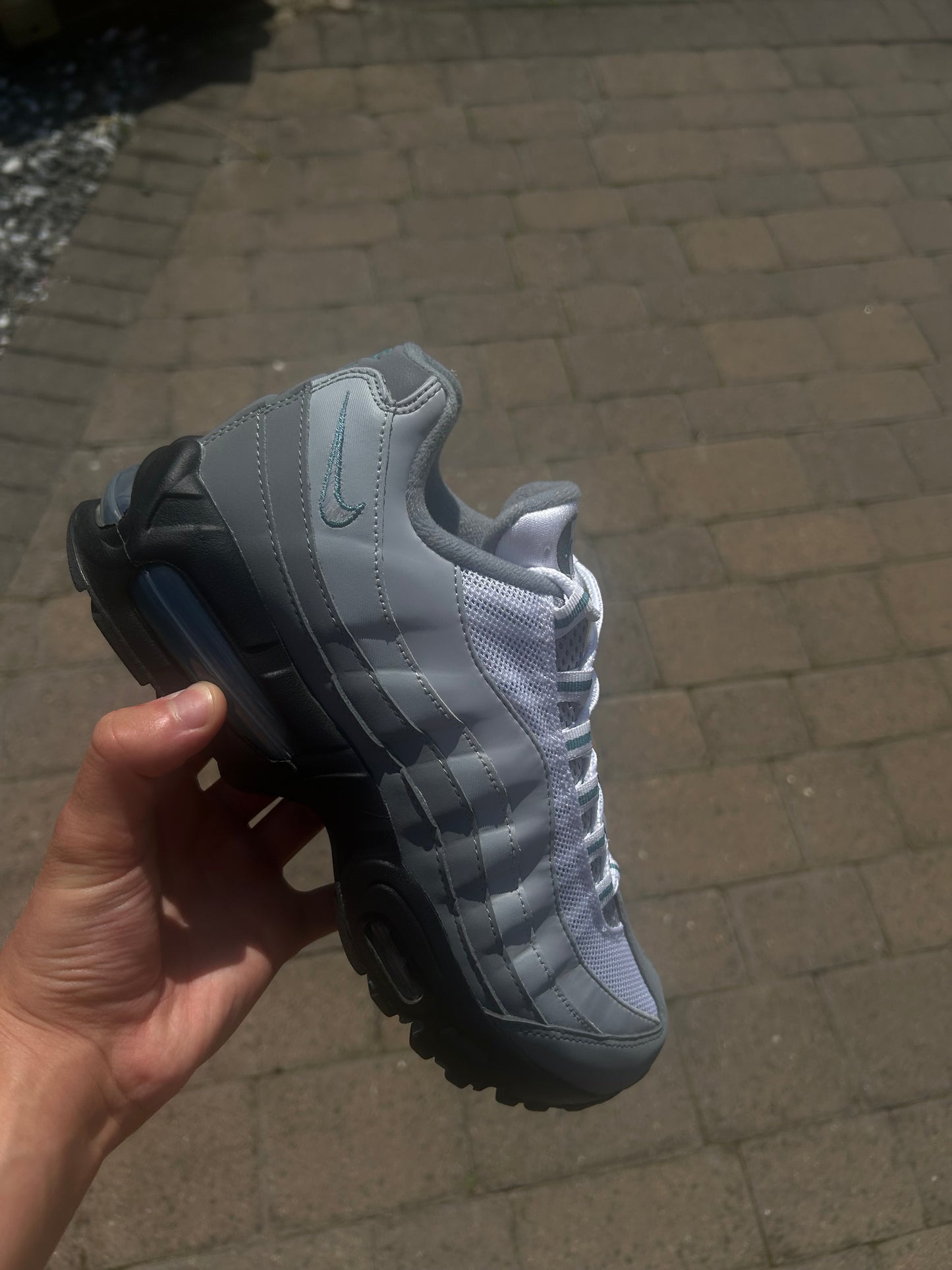 Nike air max 95 big bubble “white/blue”