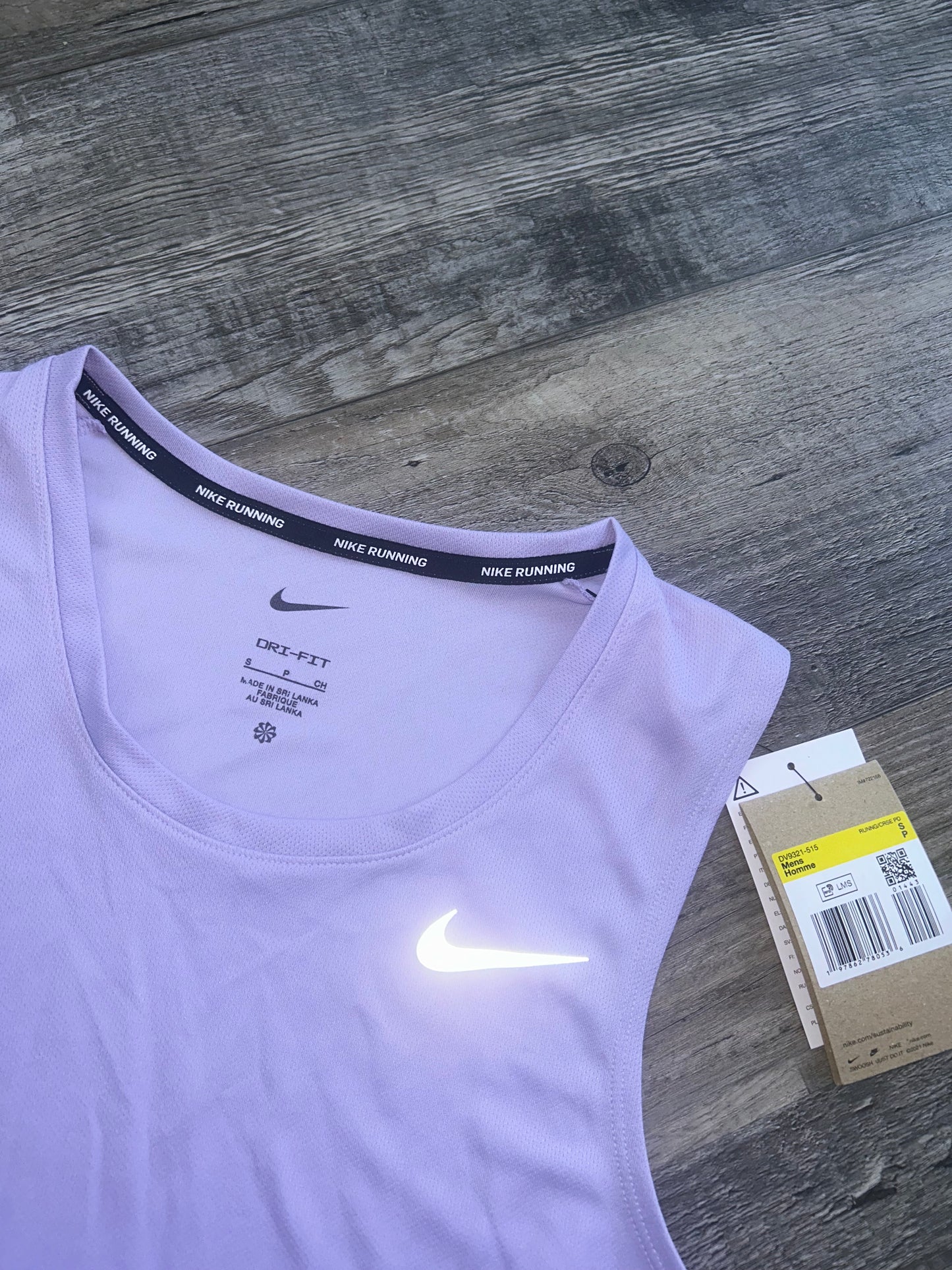 Nike miler vest set “Lavender Purple”