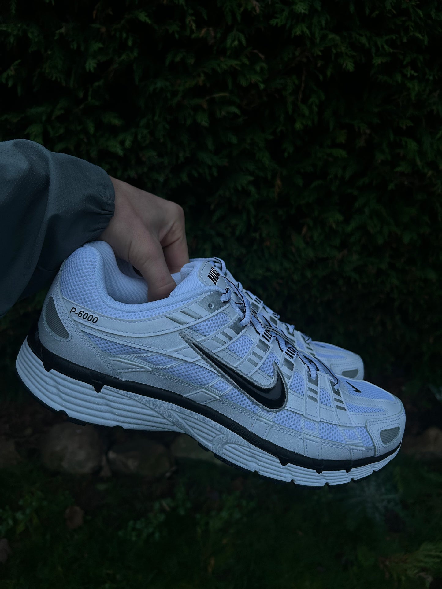 Nike P6000 “Metallic whites”