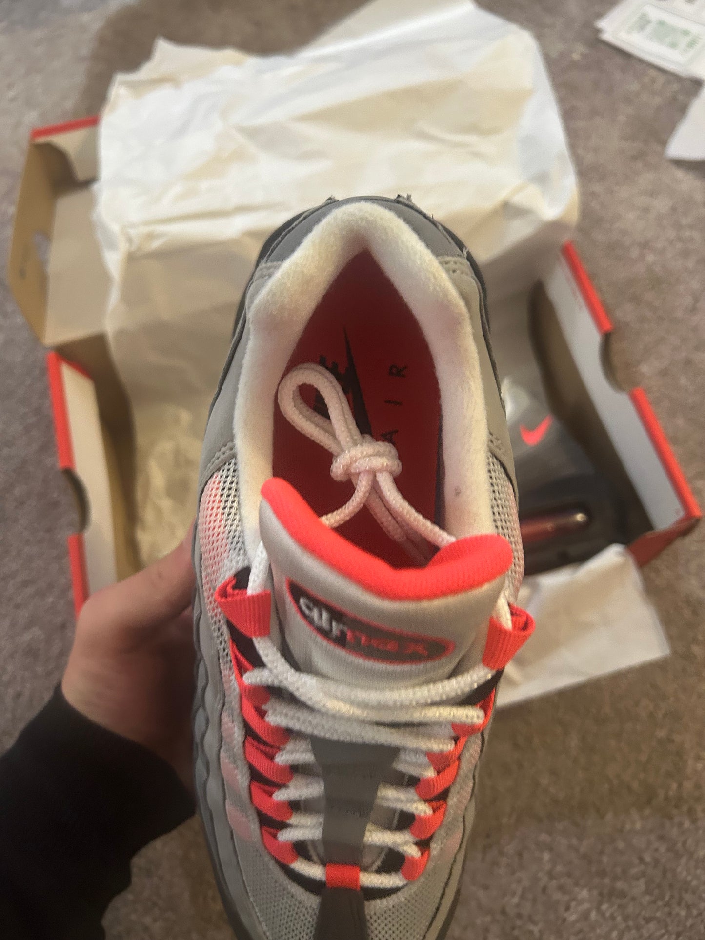 Nike air max 95 “OG Solar reds 2018”