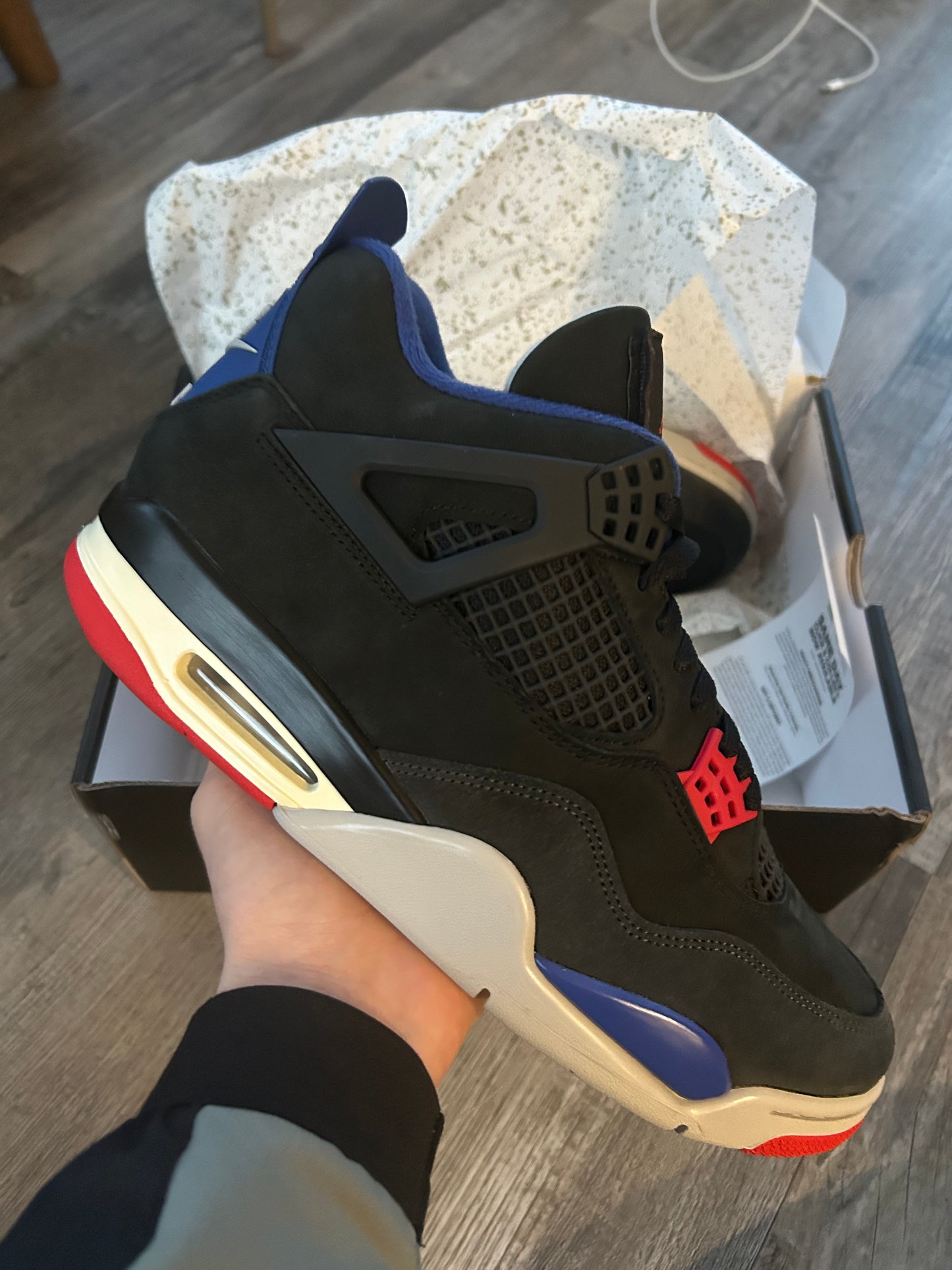Nike air Jordan 4 “royal blue/red”