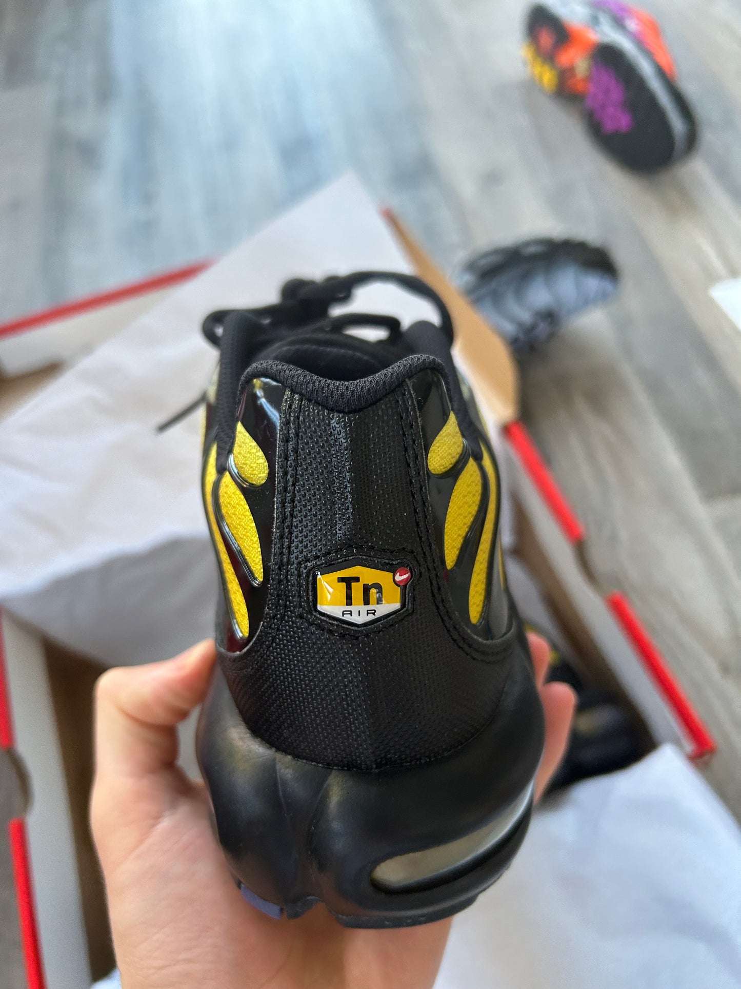 Nike air max plus “black/sanded purple”