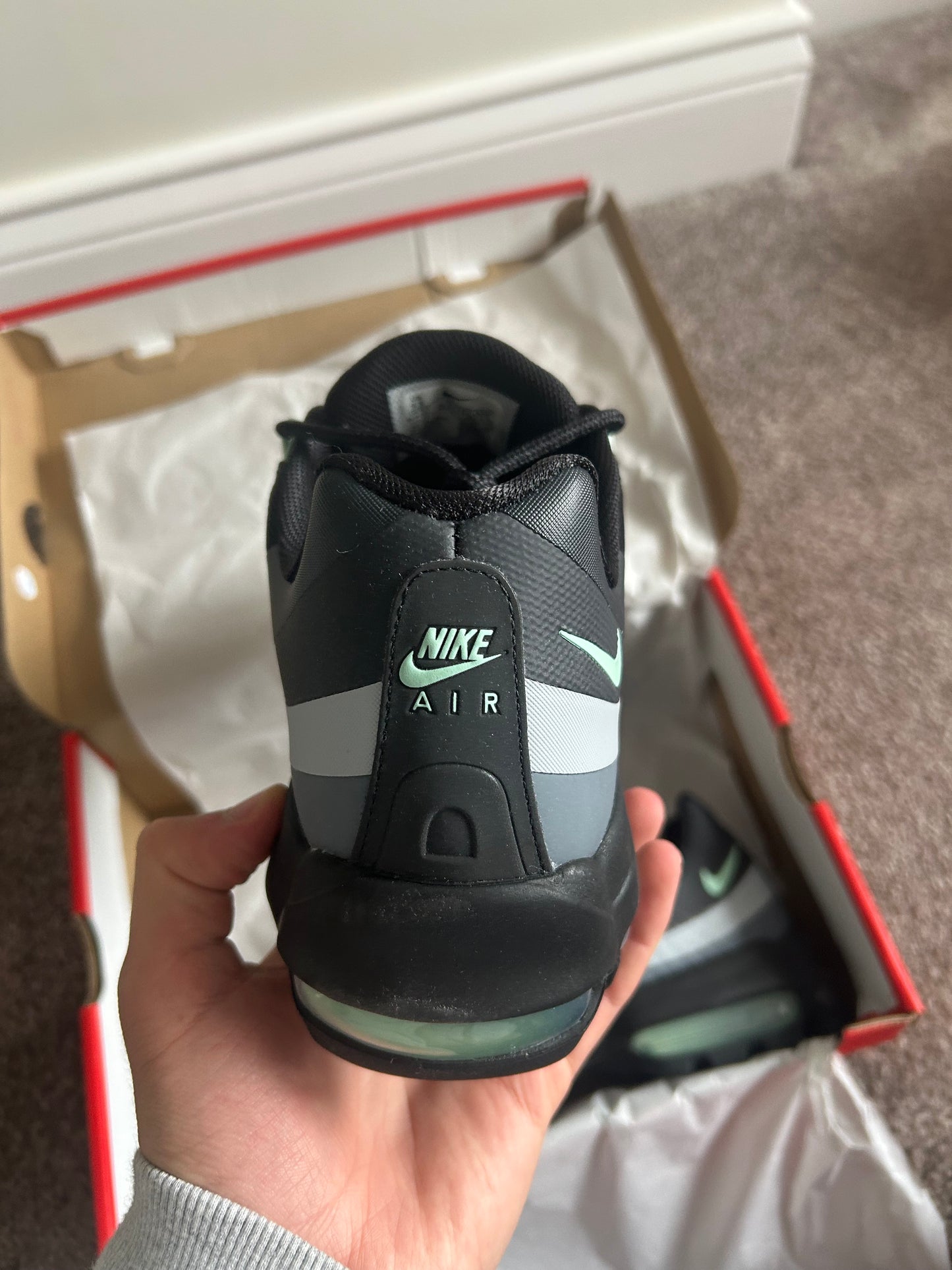 Nike air max 95 Ultra “Mint green/black”