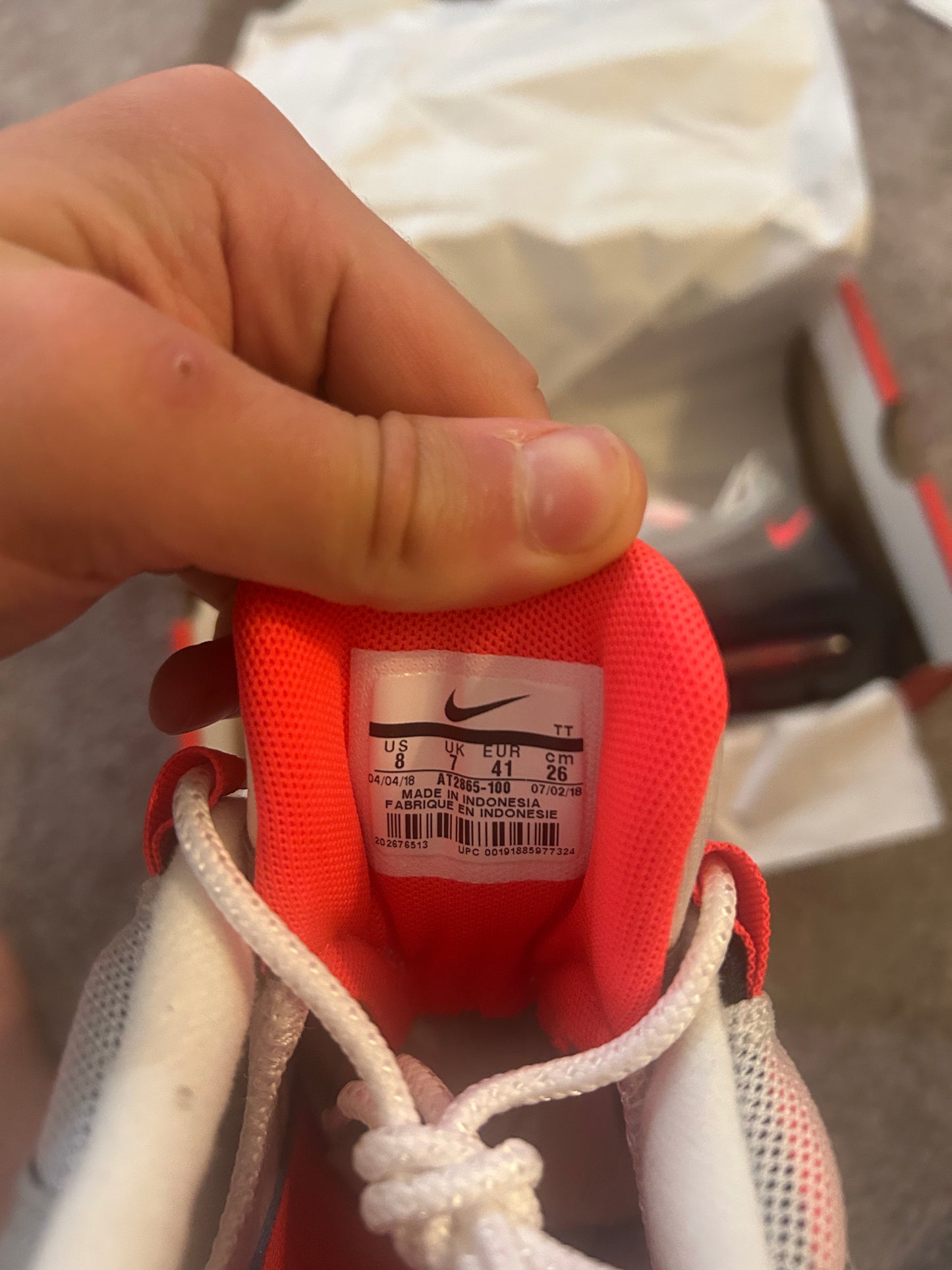 Nike air max 95 “OG Solar reds 2018”