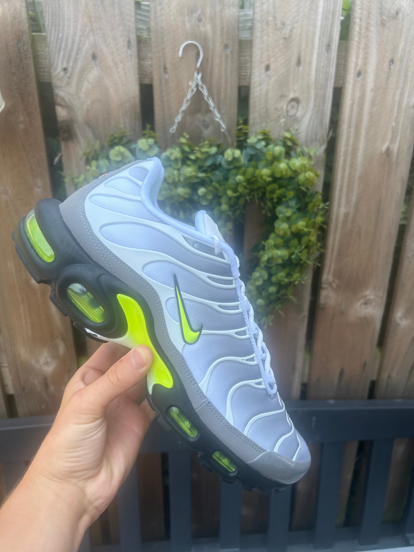 Nike air max plus Tn “Neon/pearl grey”
