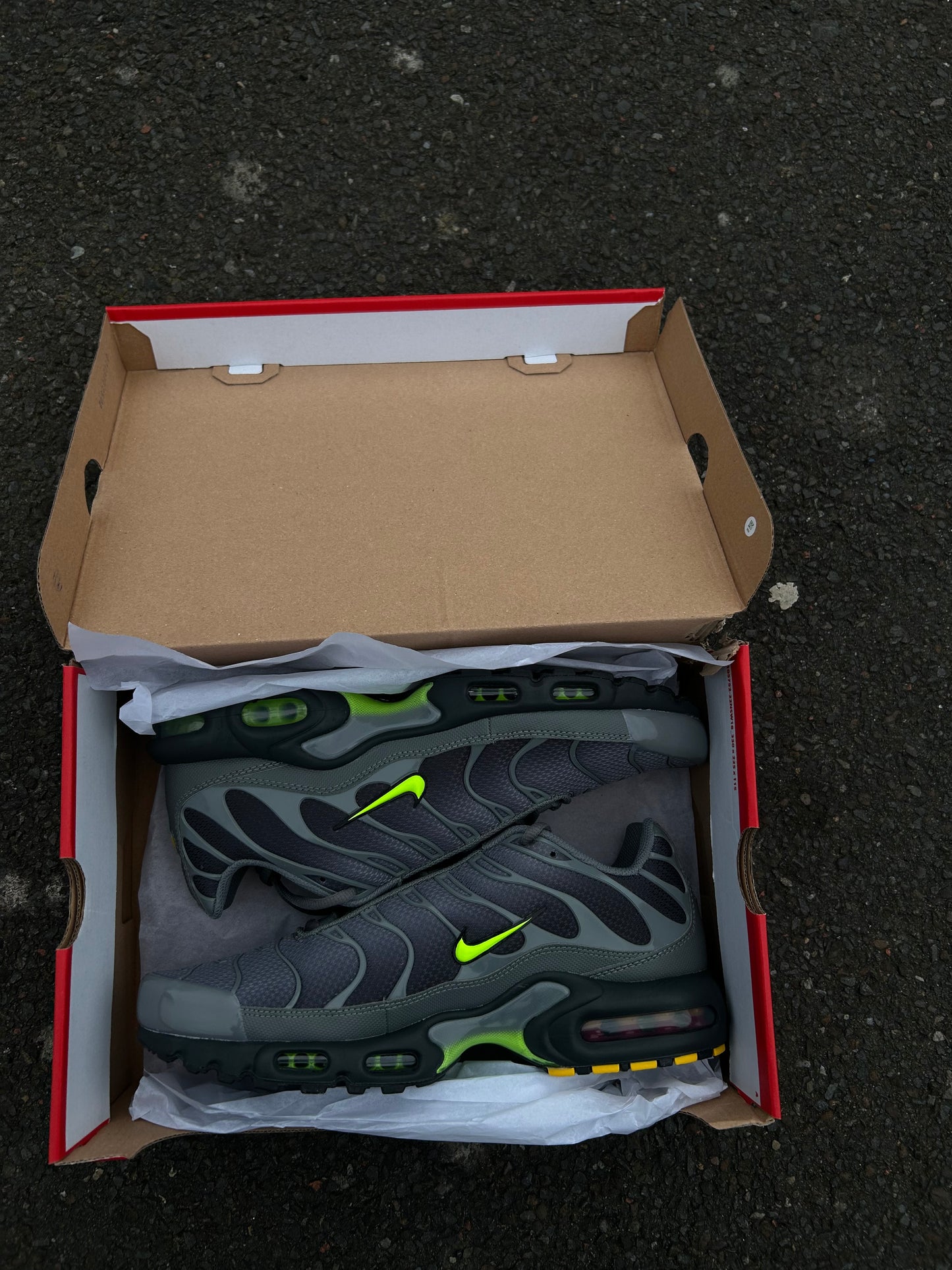 Nike air max plus Tn “Smoke grey/Volt”