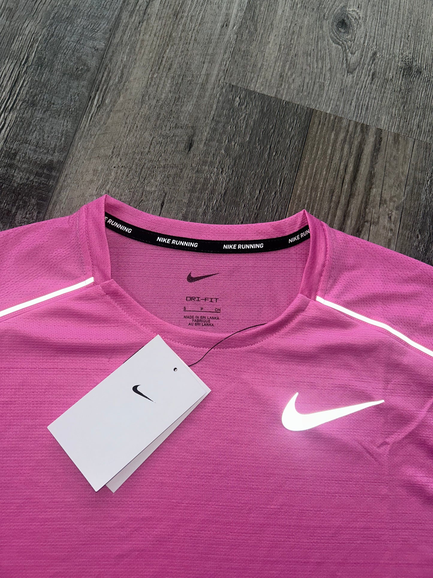 Nike miler set with shorts “Hot pink”