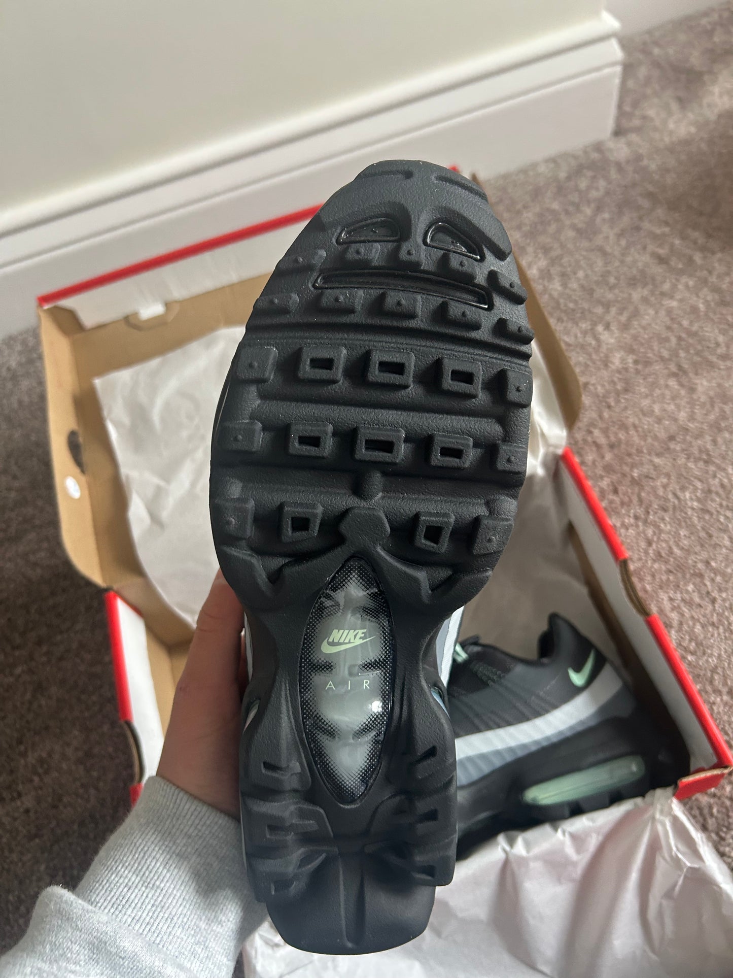 Nike air max 95 Ultra “Mint green/black”