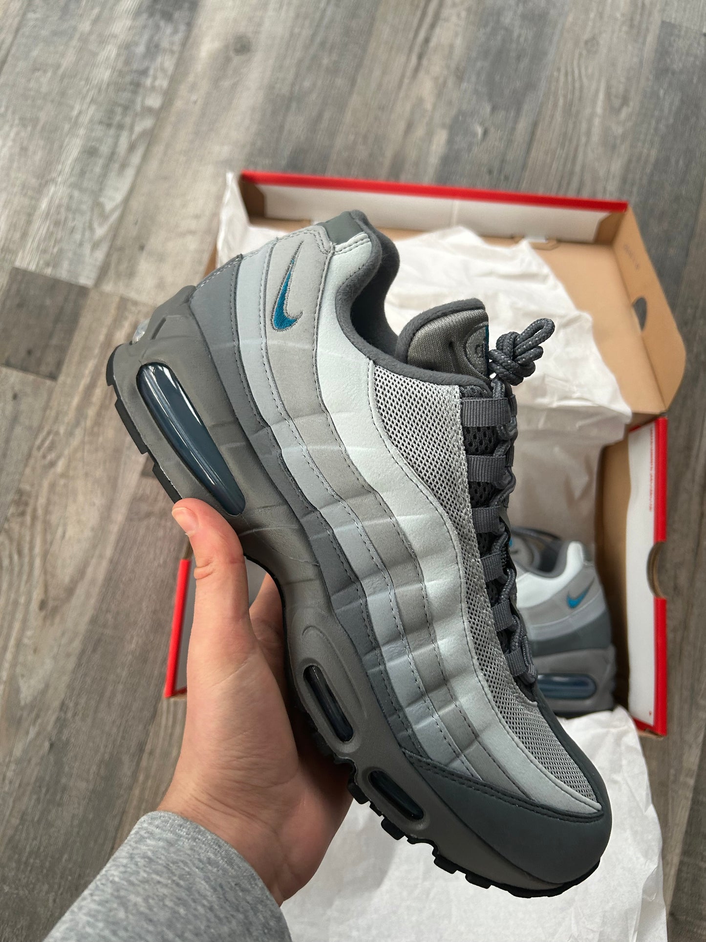Nike air max 95 “Smoke grey/abyss blue”