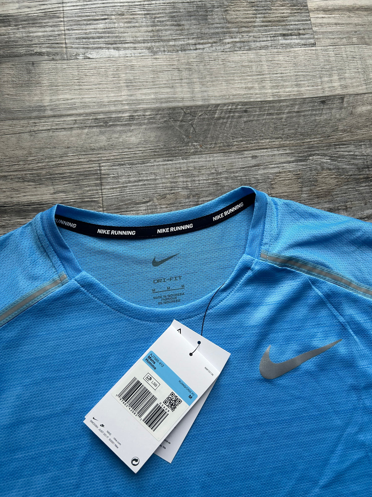 Nike miler set with shorts “University blue”