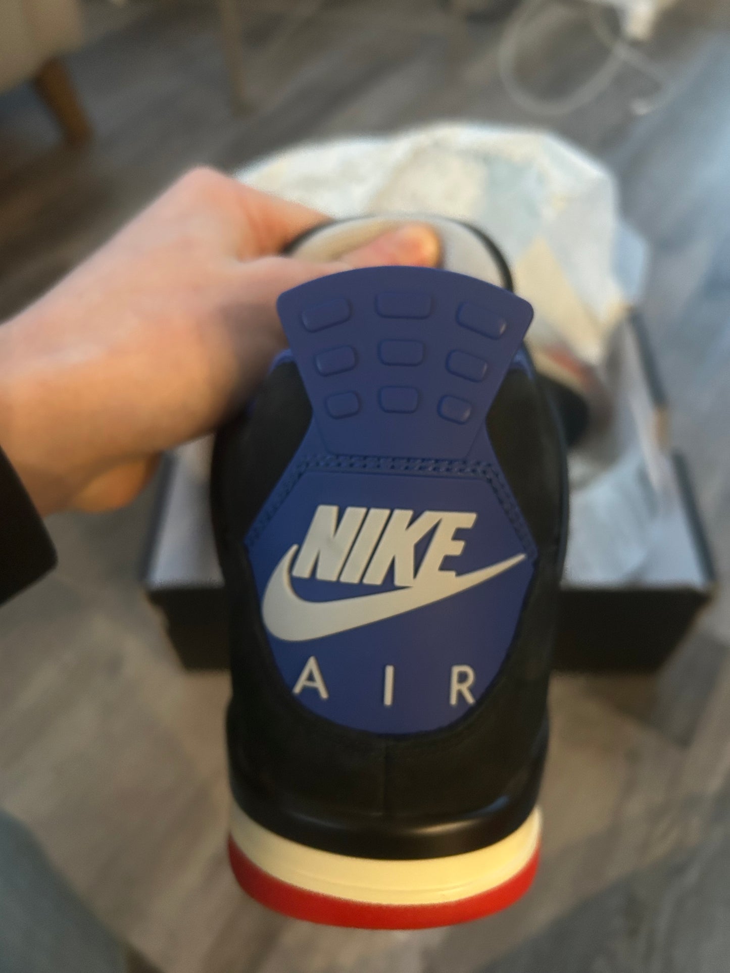 Nike air Jordan 4 “royal blue/red”
