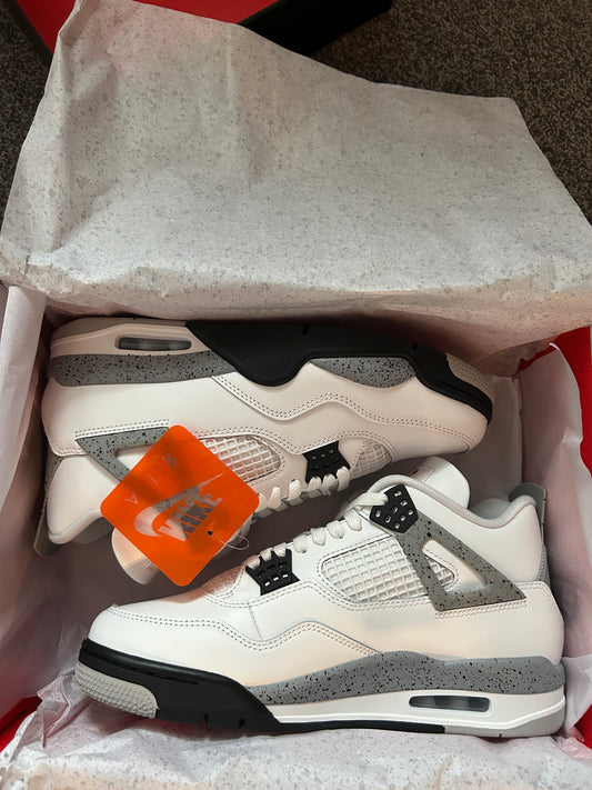 Nike air jordan 4 white cements