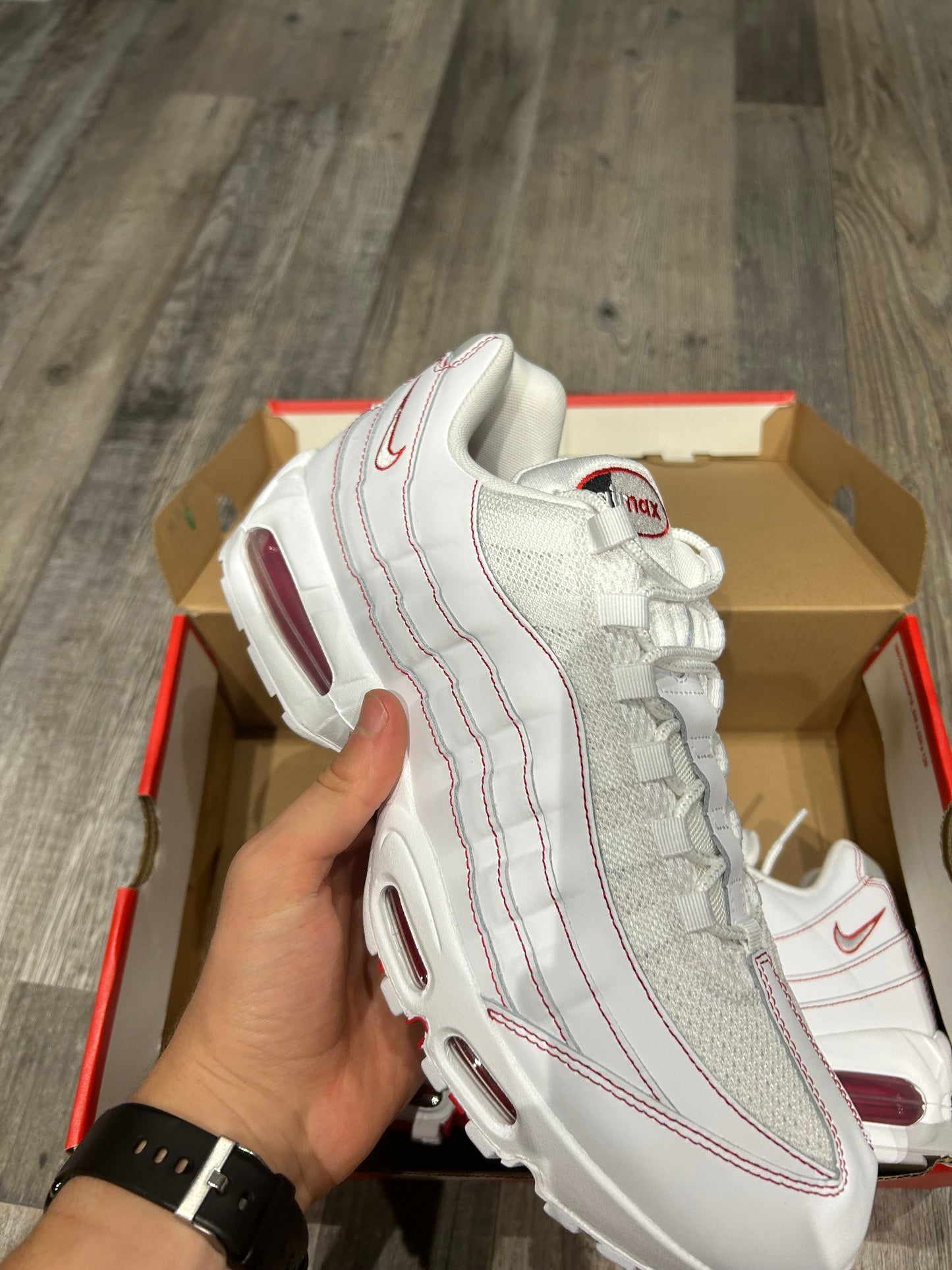Nike air max 95 OG red/white Uk 11.5