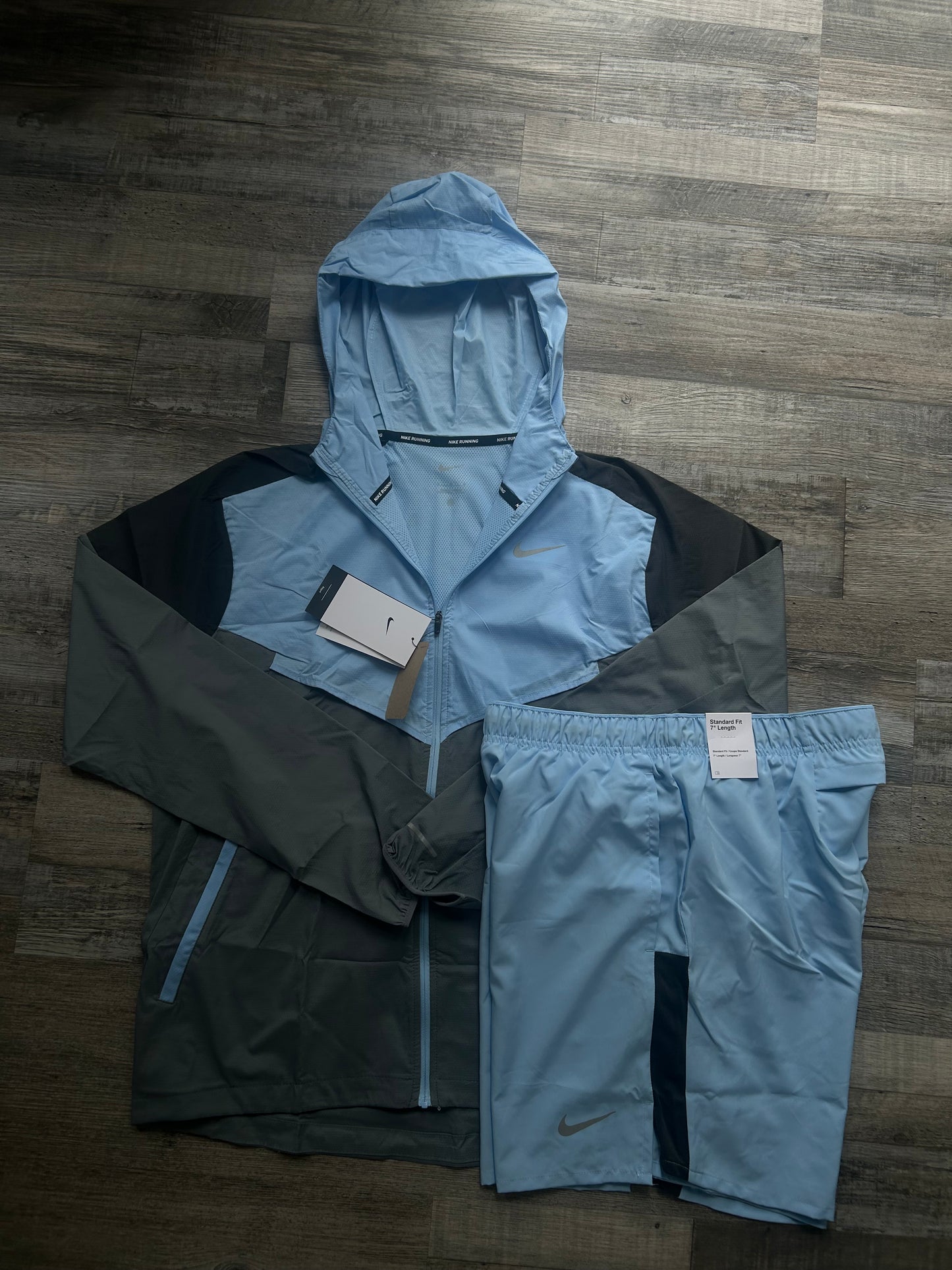 Nike Windrunner set with shorts “Physic blue”