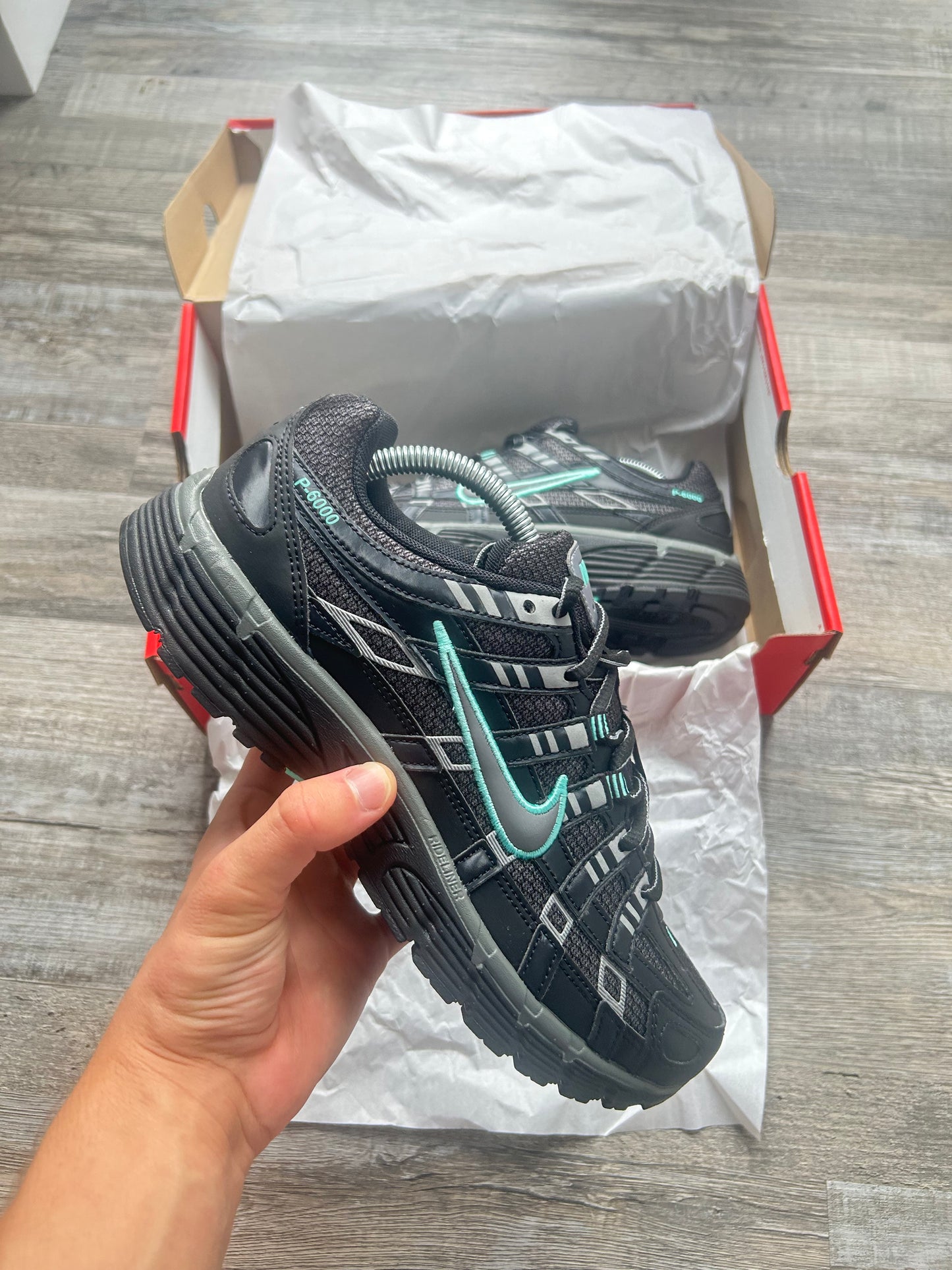 Nike P6000 “Mint Tiffany/Black”
