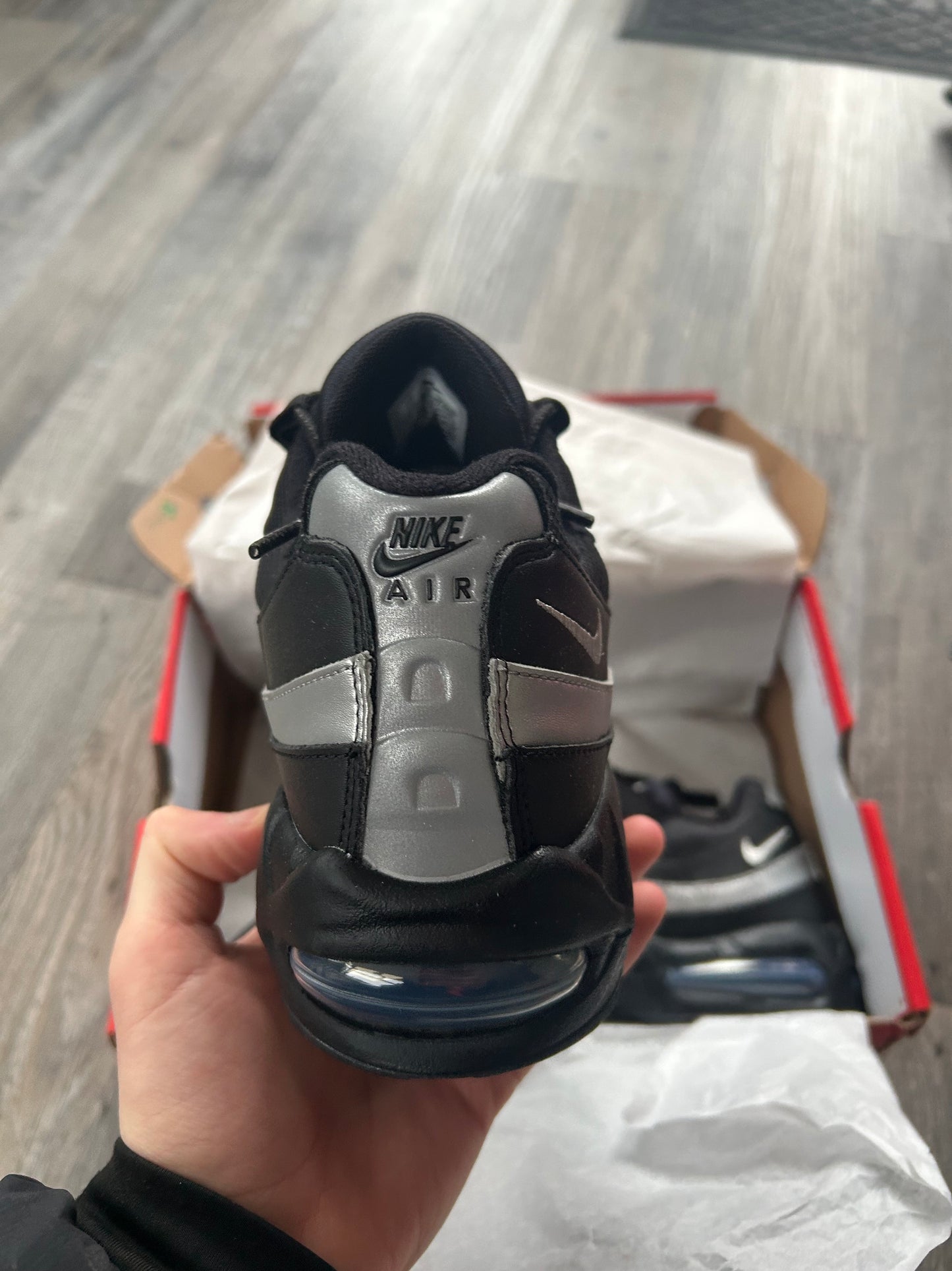 Nike air max 95 “Black/mettalic silver”