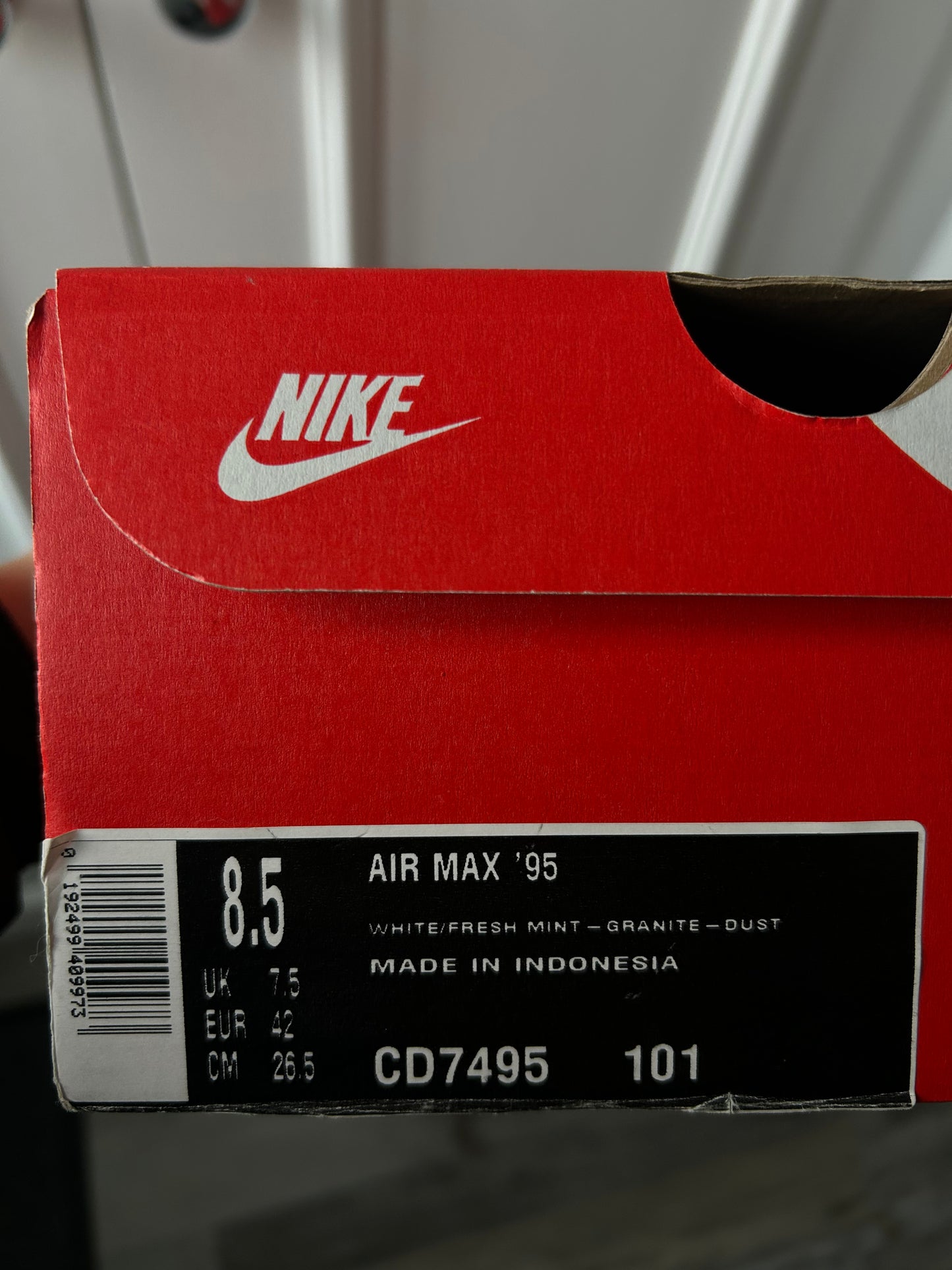 Nike air max 95 “OG fresh mint 2018”
